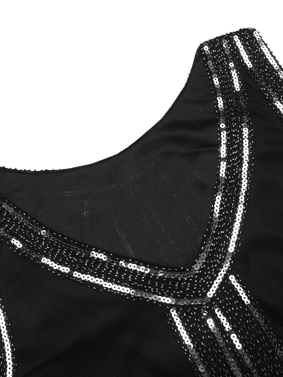 [US Warehouse] 1920s Beaded Fringed Flapper Dress - Image 8