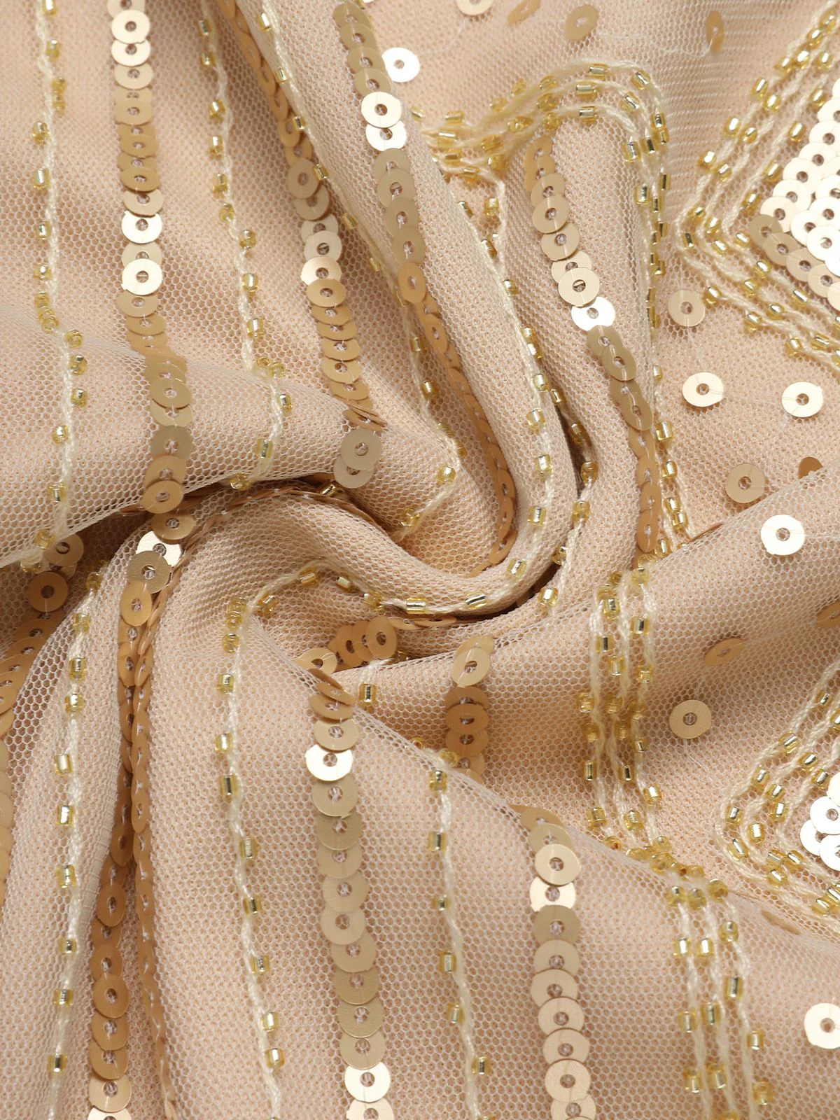 1920s Sequin Beaded Tassel Gastby Dress - Image 4