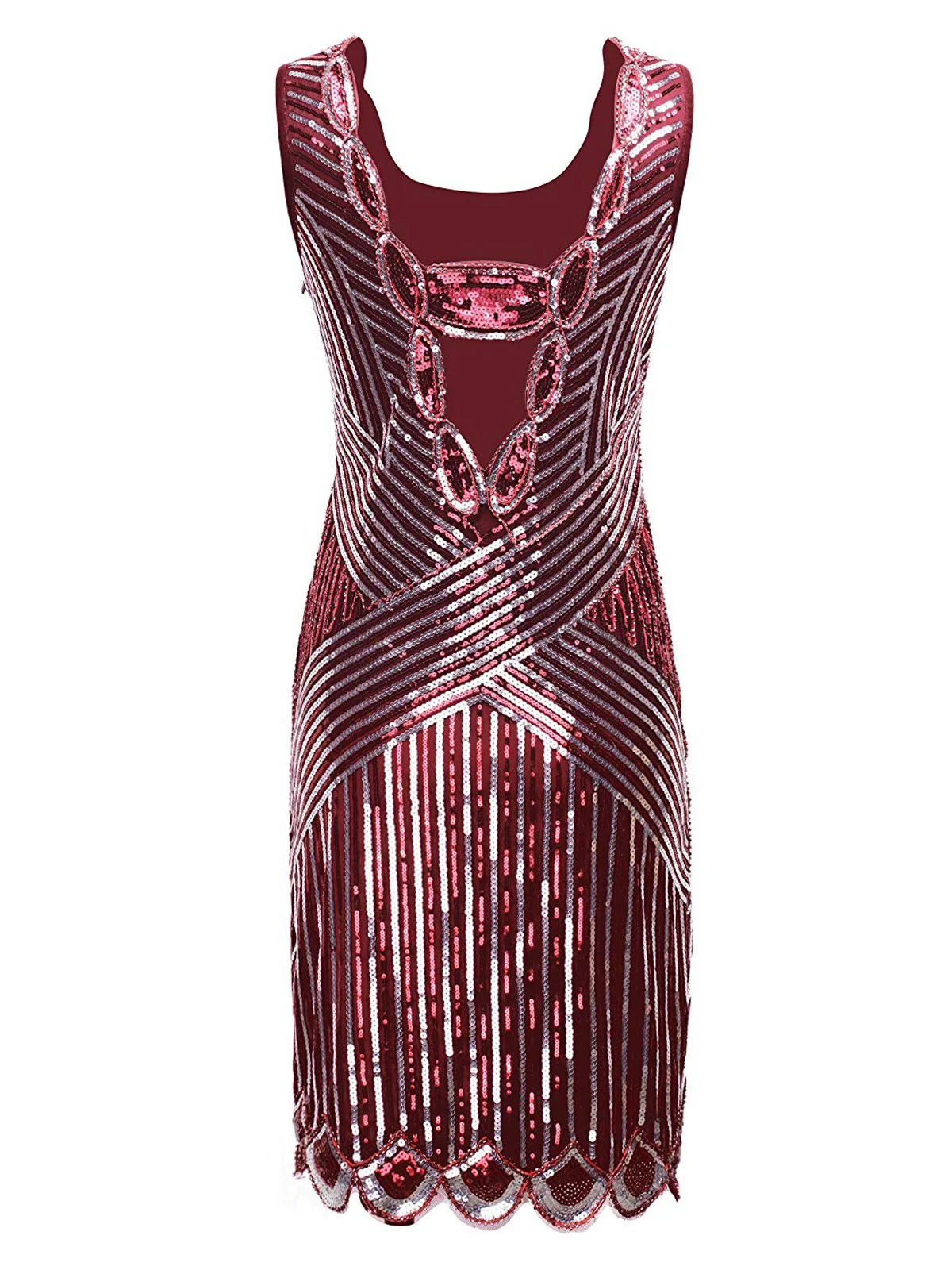 1920s Sequin Evening Dress - Image 2