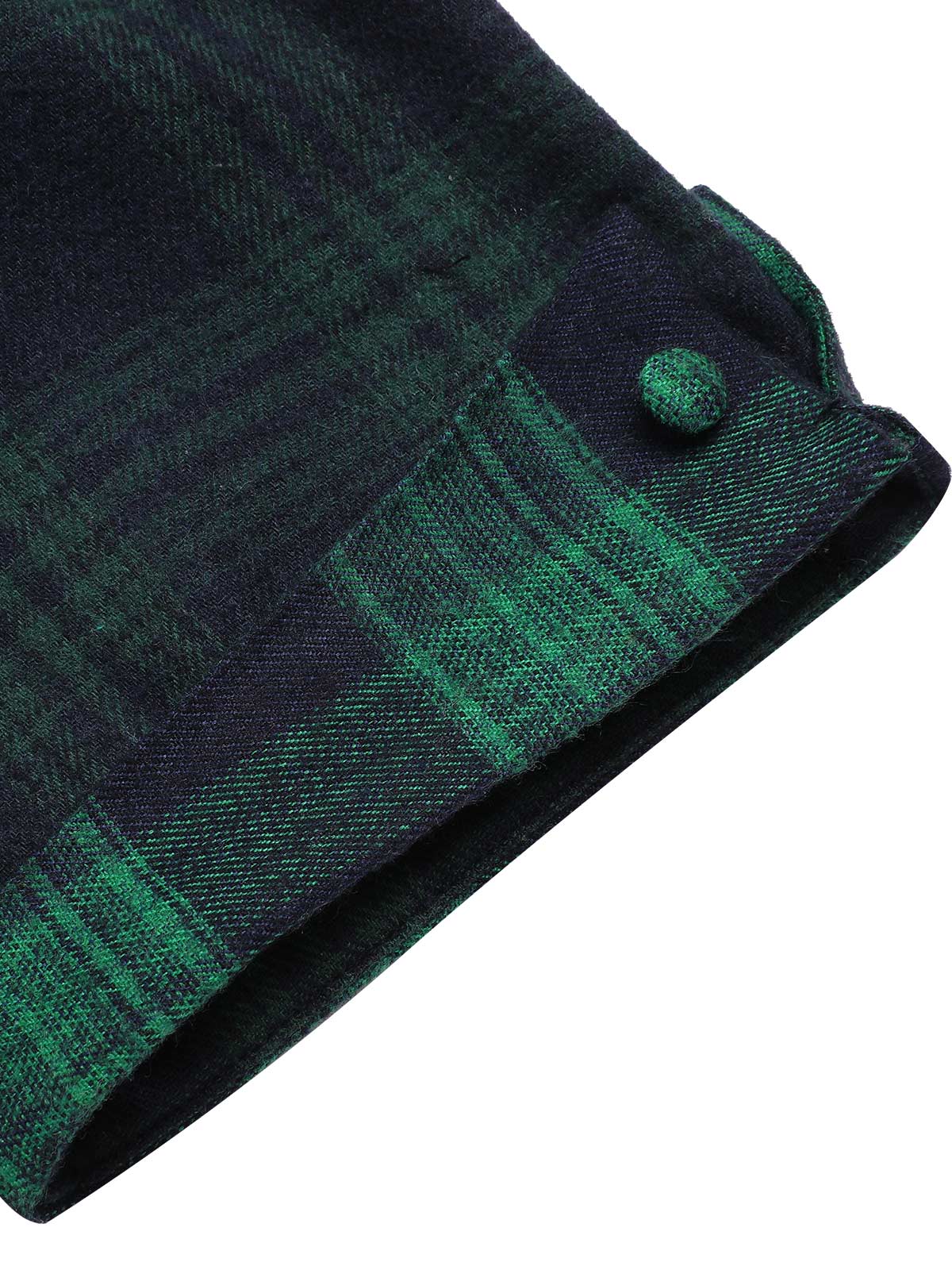 1930s Crew Neck Tartan Plaid Belted Mermaid Dress - Image 7