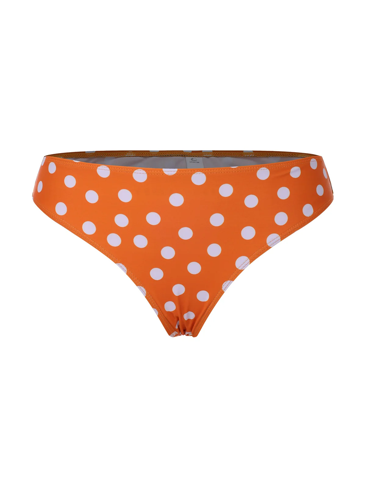 1930s Cross Straps Polka Dots Swimsuit - Image 11