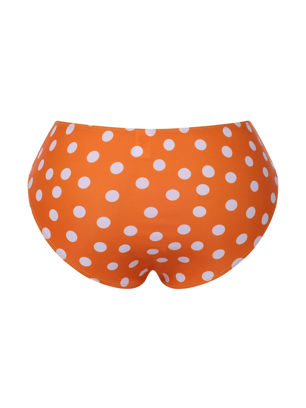 1930s Cross Straps Polka Dots Swimsuit - Image 12