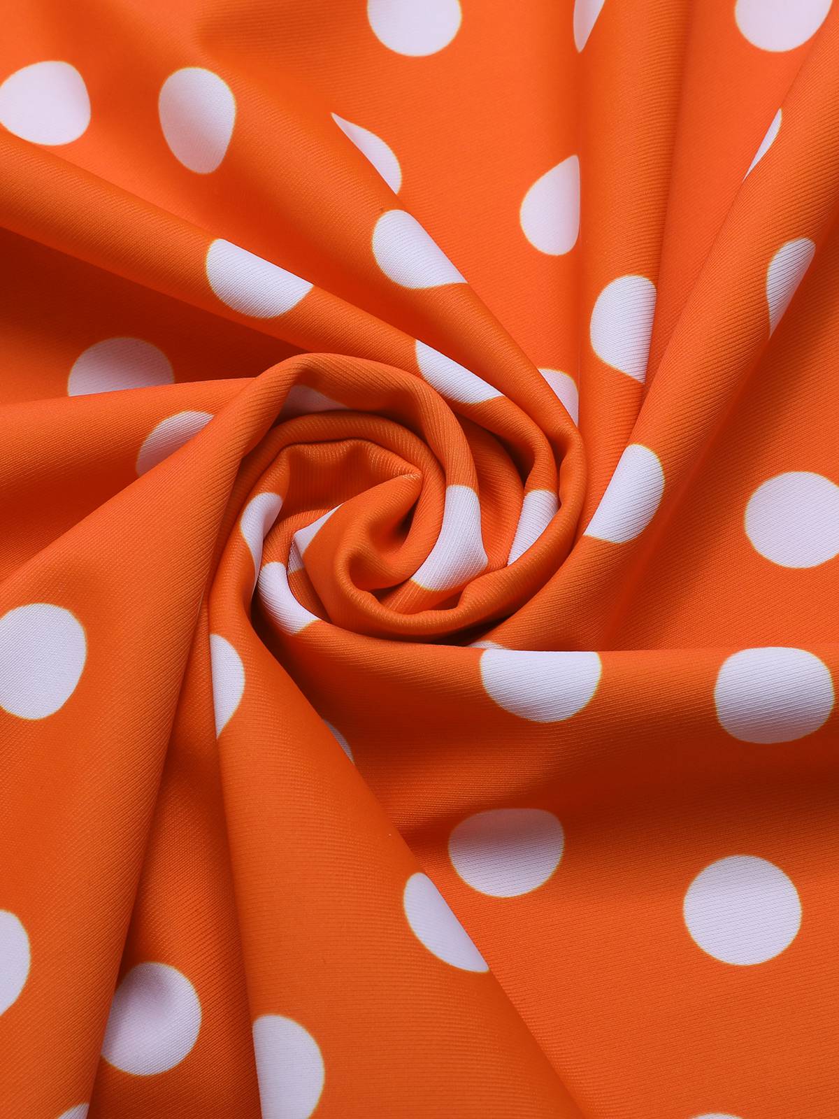 1930s Cross Straps Polka Dots Swimsuit - Image 14