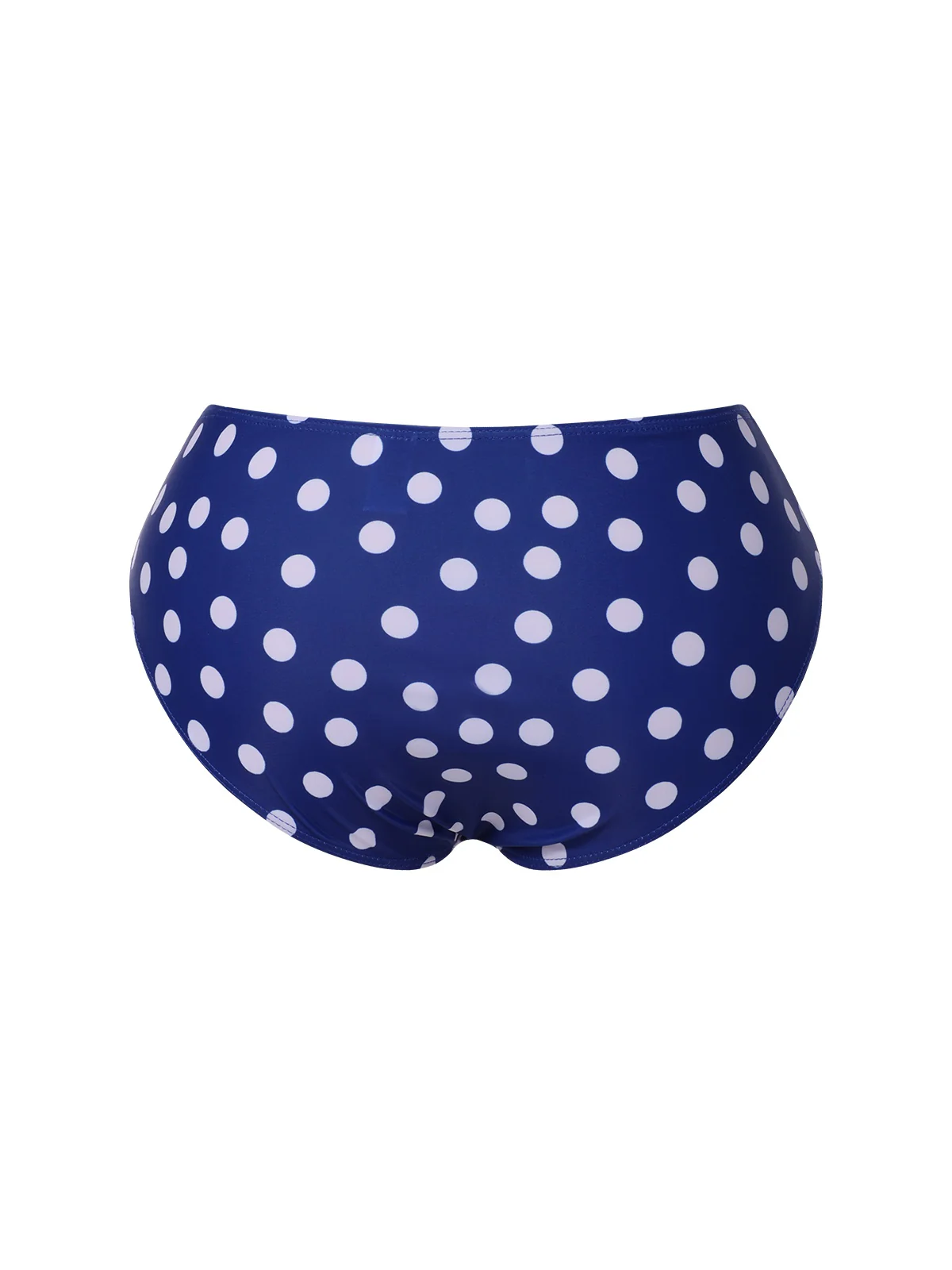 1930s Cross Straps Polka Dots Swimsuit - Image 5