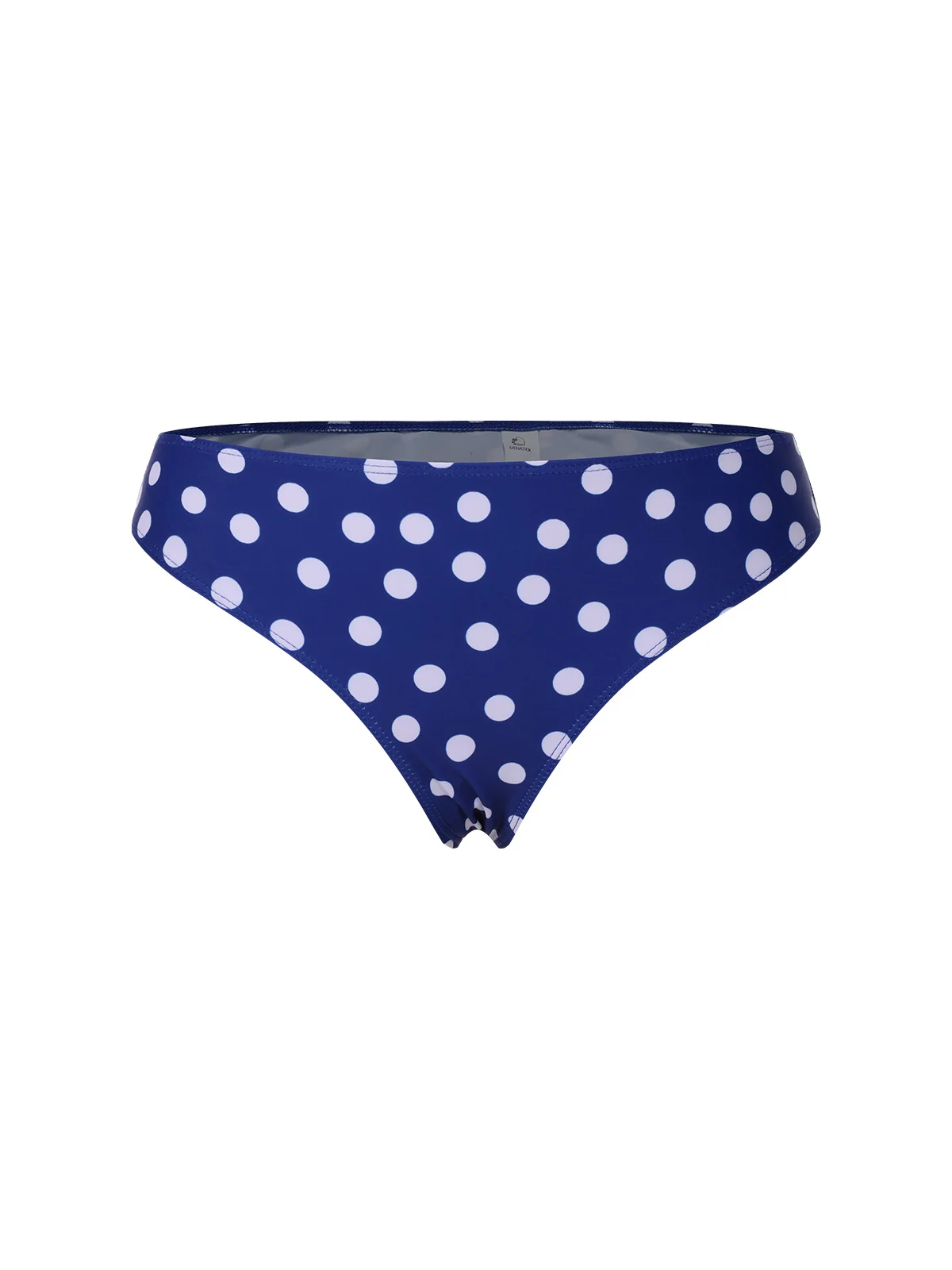 1930s Cross Straps Polka Dots Swimsuit - Image 6