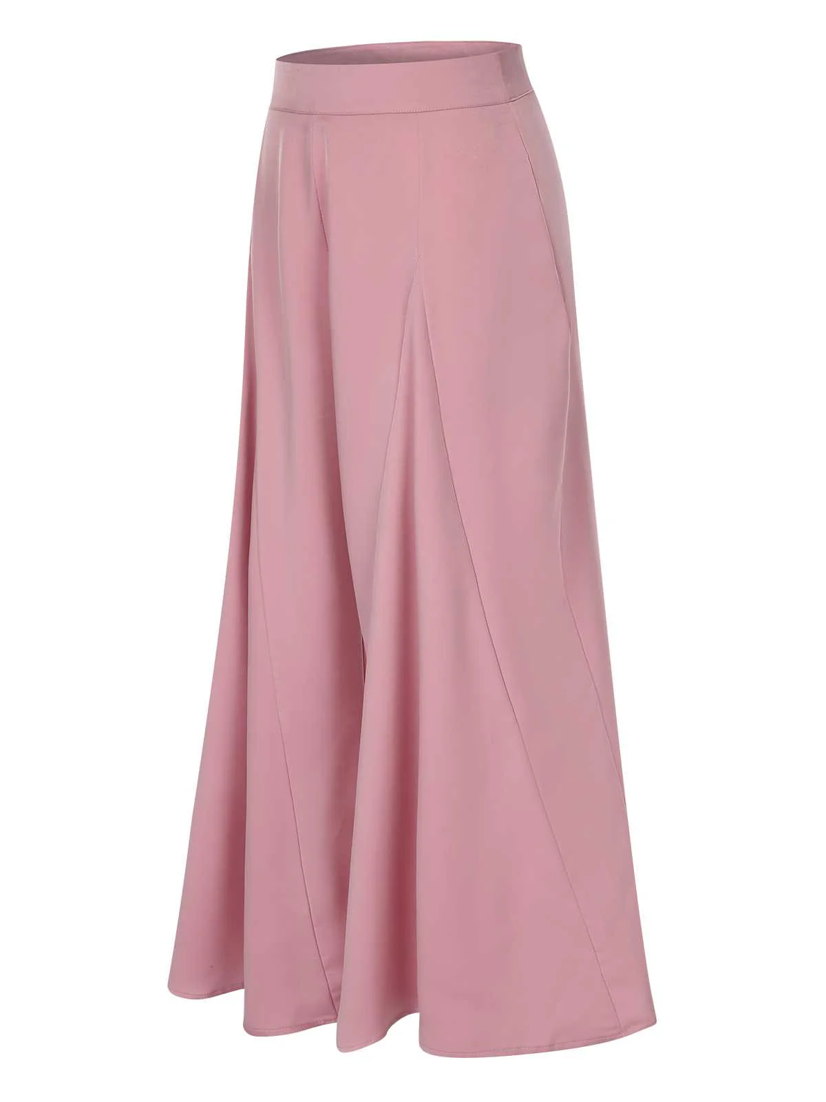 1930s High Waist Wide Leg Solid Pants - Image 8