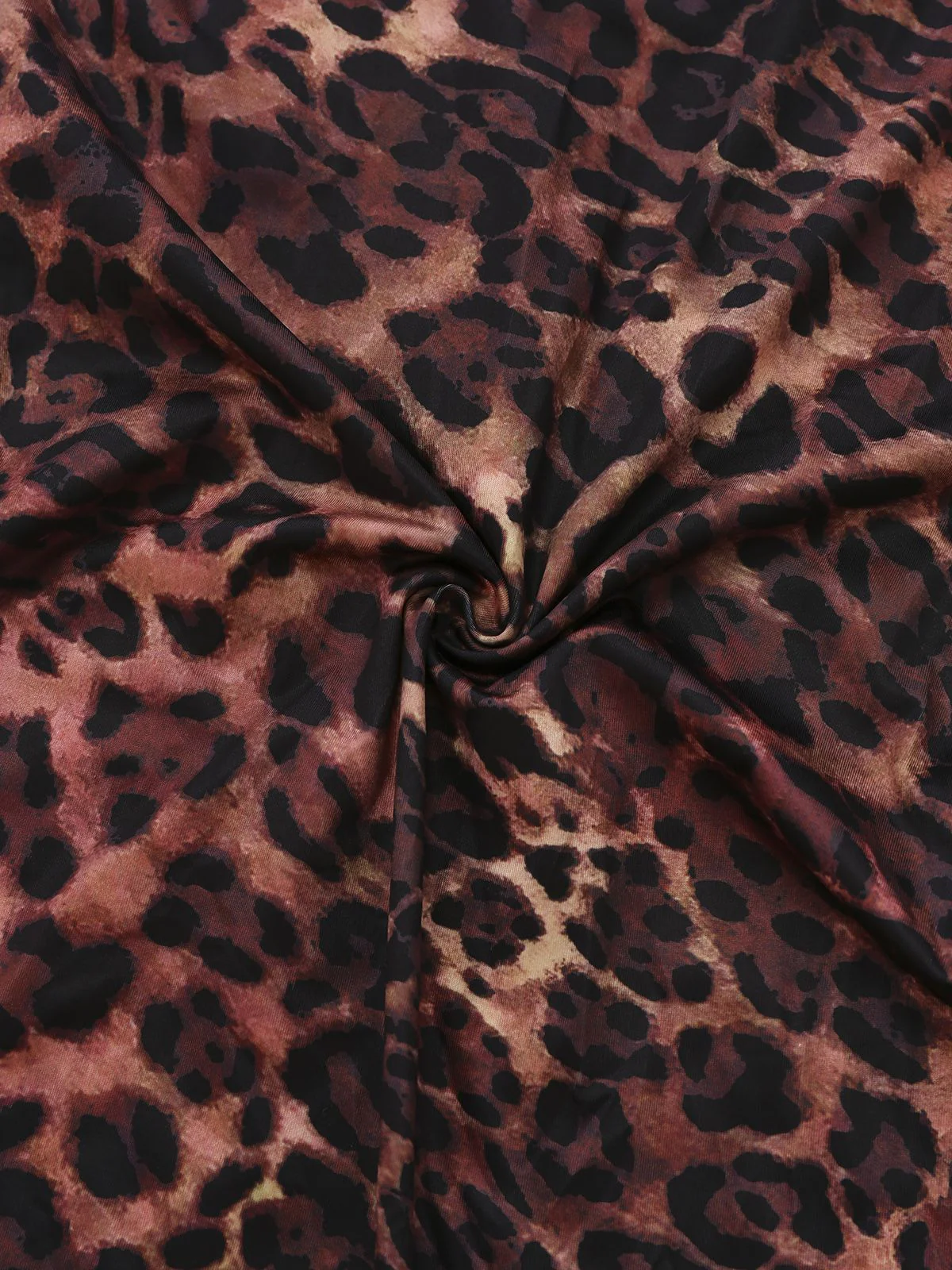 1930s Leopard Print Backless Spaghetti Strap Dress - Image 5
