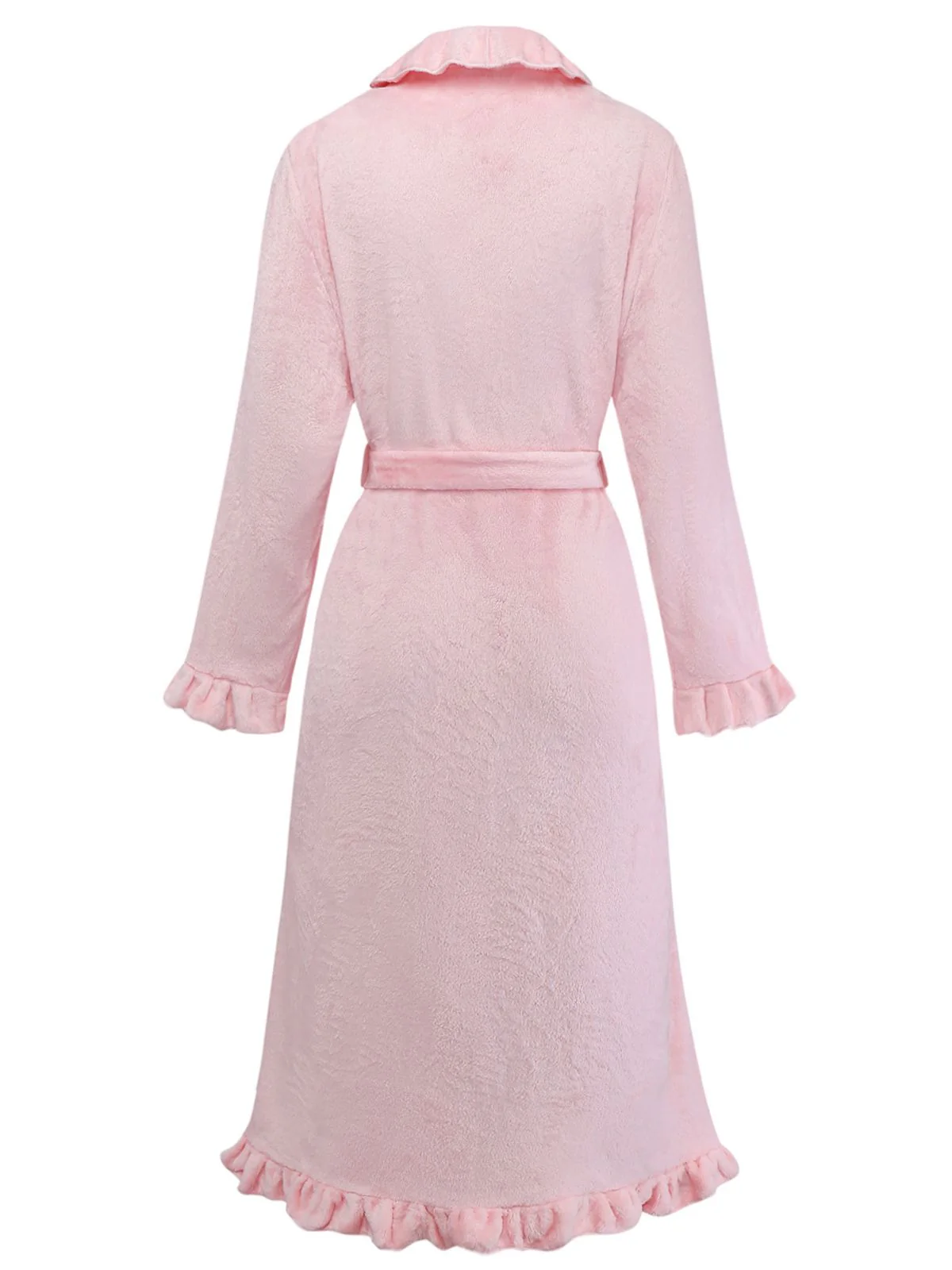 1930s Long Sleeve Flannelette Pajama Robe - Image 3