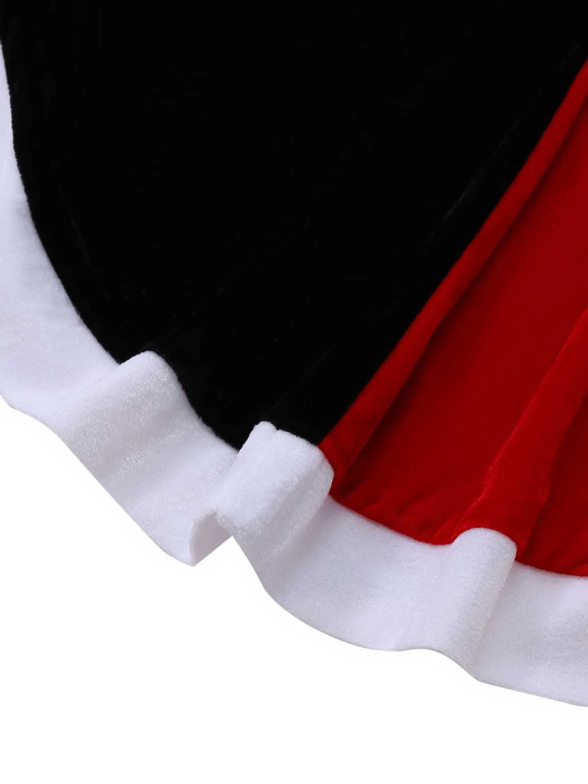 1930s Queen Of Hearts Costume Halloween Dress - Image 6