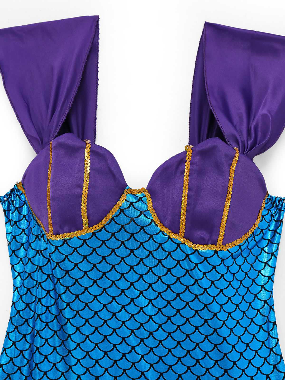 1930s Seashell Mermaid Halloween Bodycon Dress - Image 3