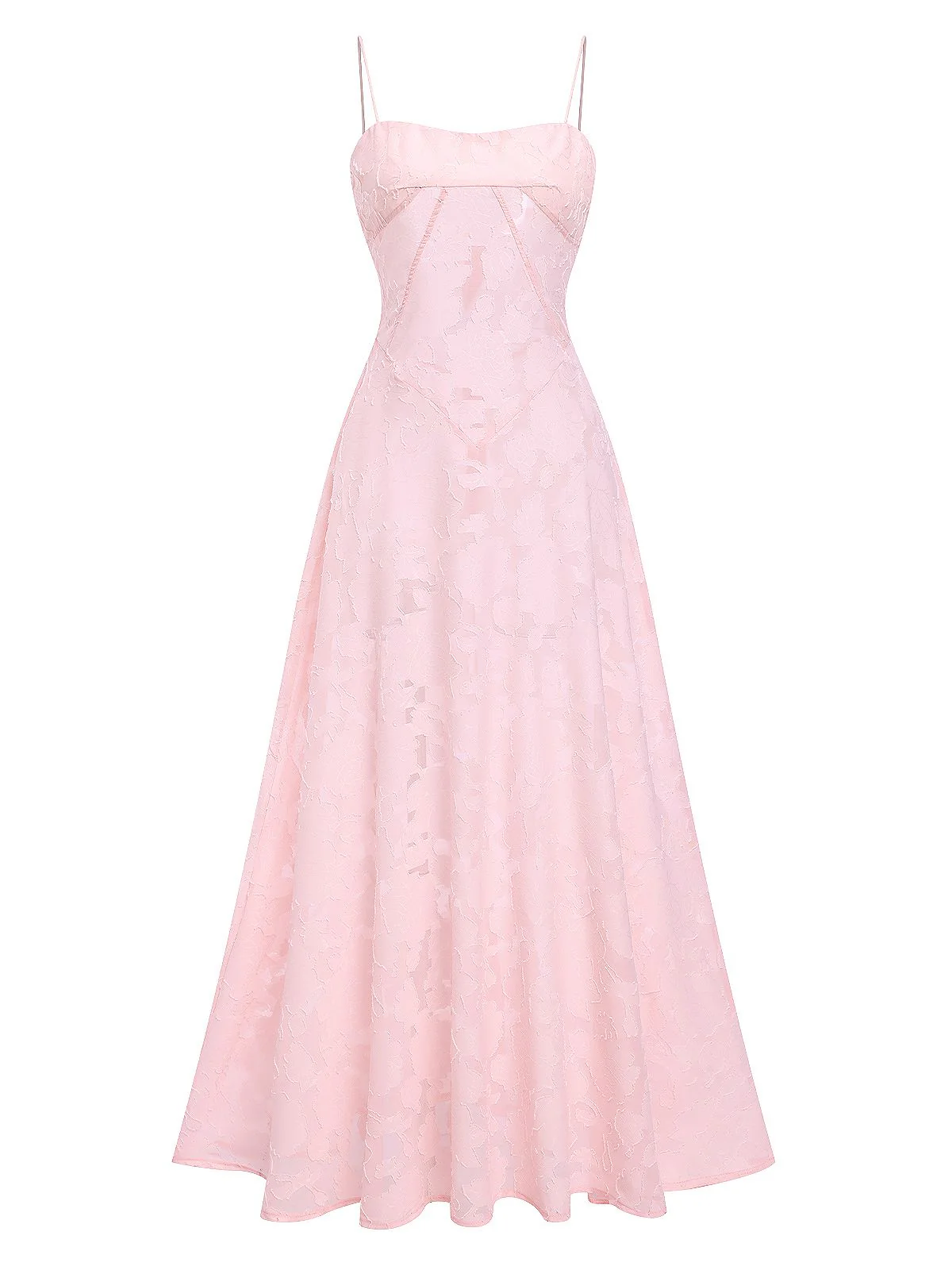 1930s Sexy Sheer Floral Maxi Dress - Image 2
