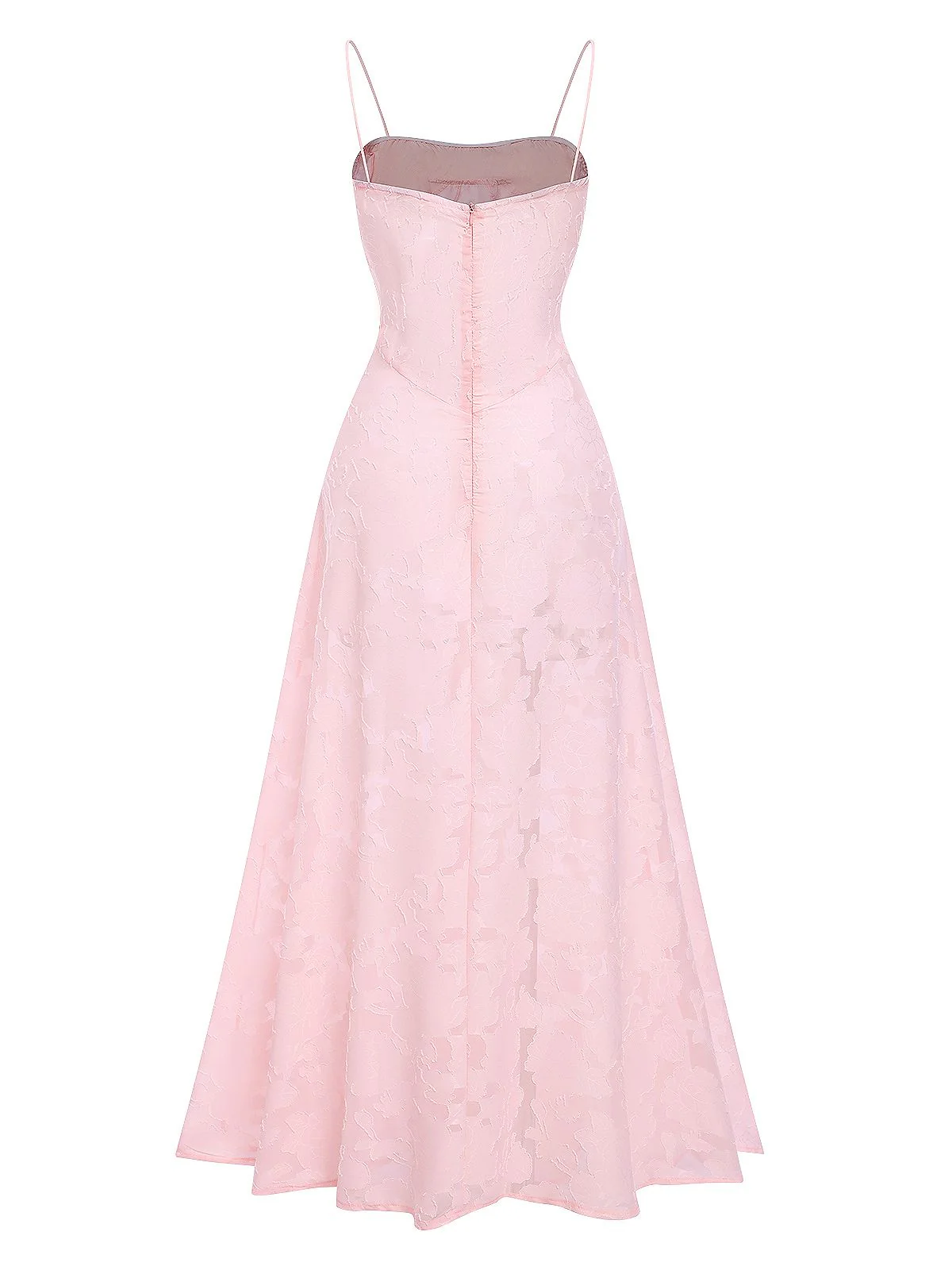 1930s Sexy Sheer Floral Maxi Dress - Image 3