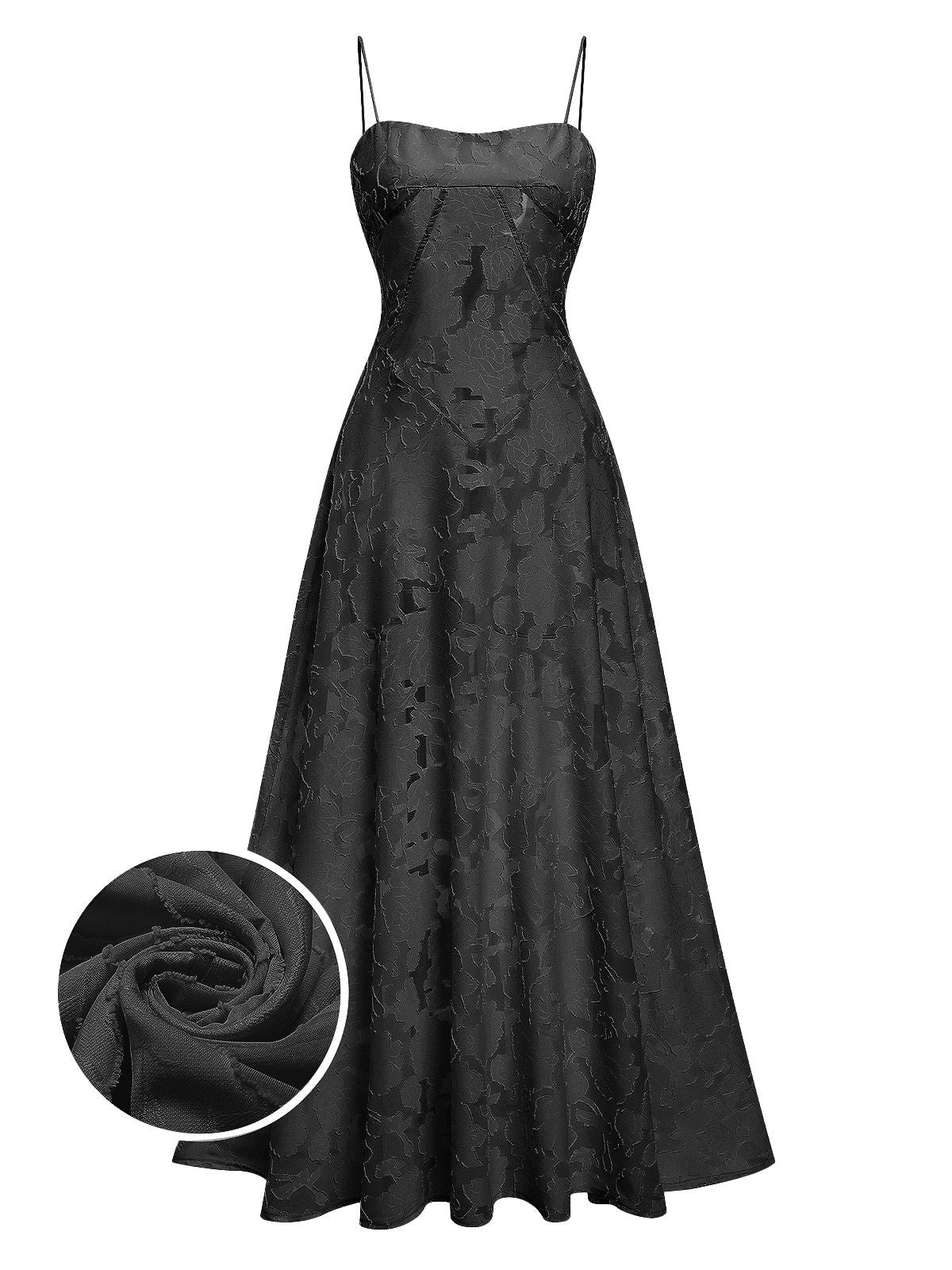 1930s Sexy Sheer Floral Maxi Dress - Image 5