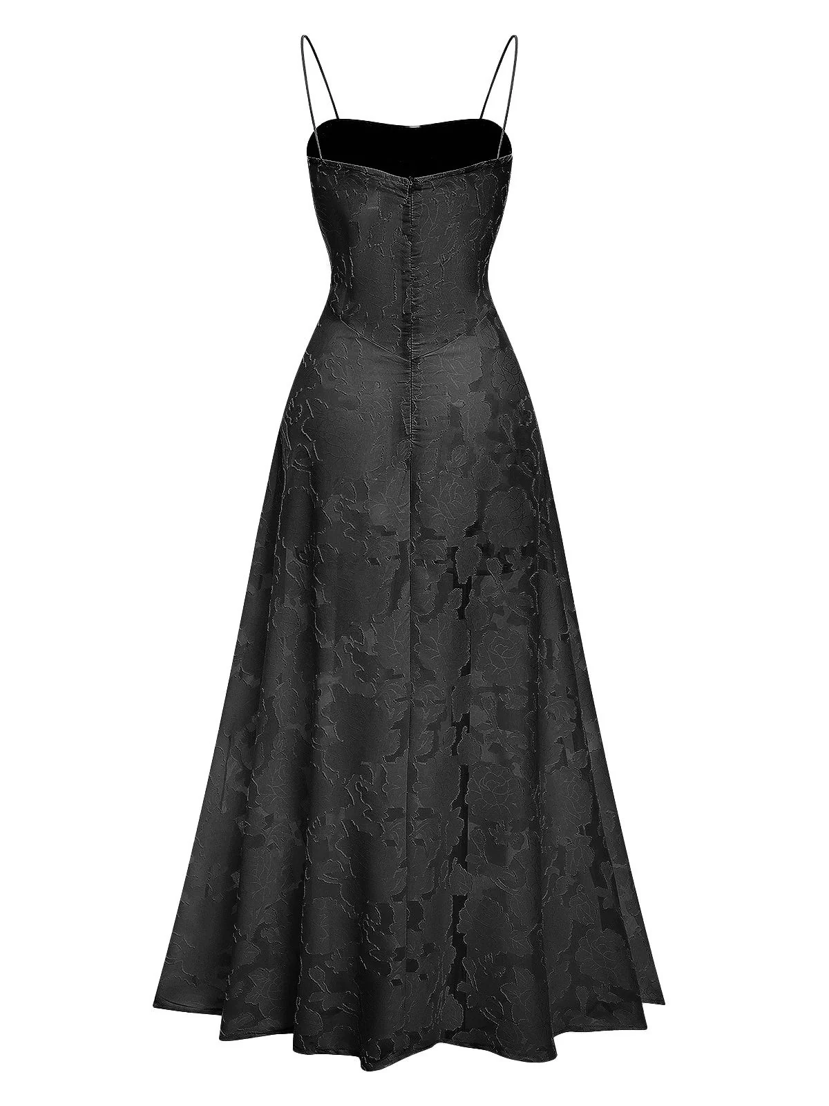 1930s Sexy Sheer Floral Maxi Dress - Image 6