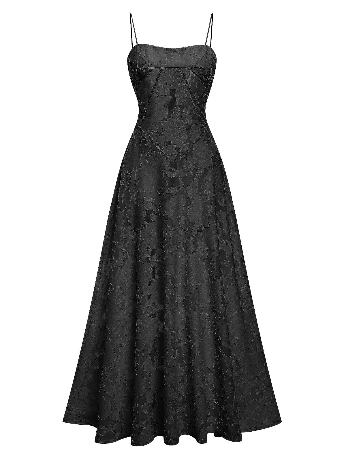 1930s Sexy Sheer Floral Maxi Dress - Image 7