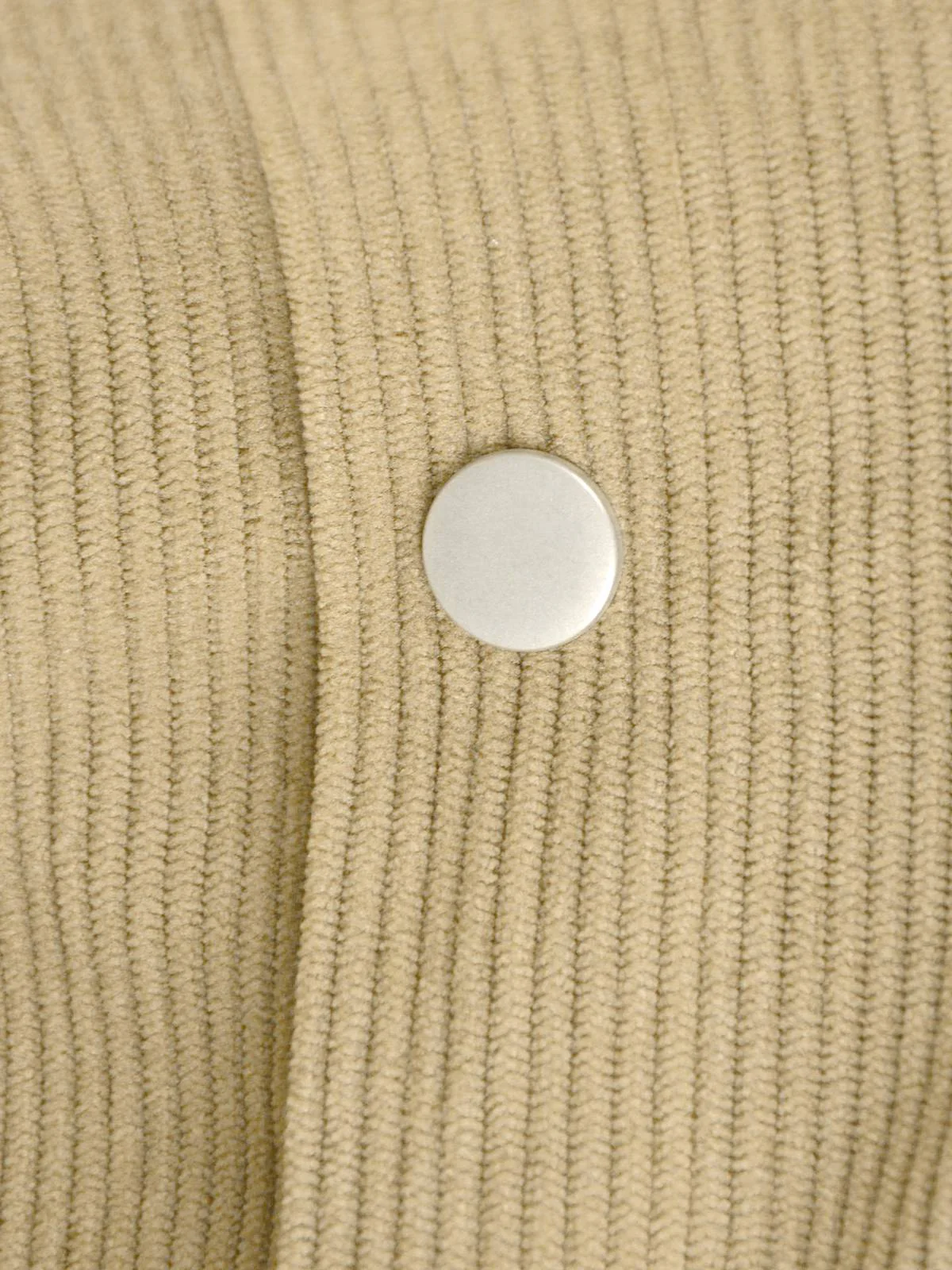 1930s Solid Buttoned Corduroy A-Line Skirt - Image 12