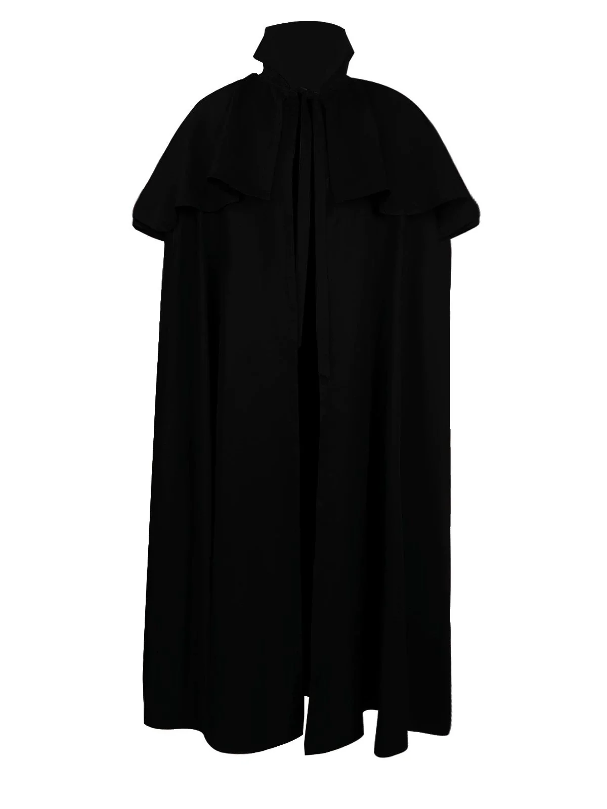 1930s Solid Halloween Gothic Medieval Death Cloak - Image 4