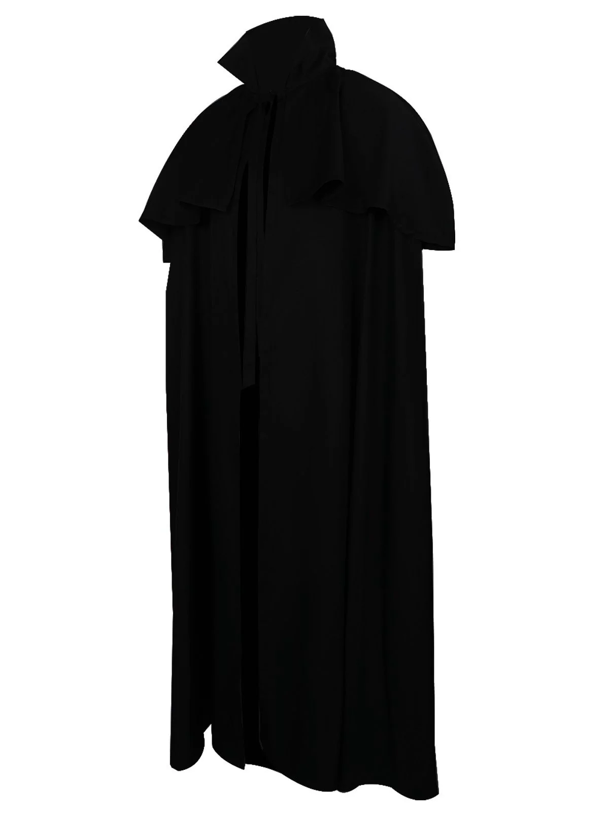 1930s Solid Halloween Gothic Medieval Death Cloak - Image 5