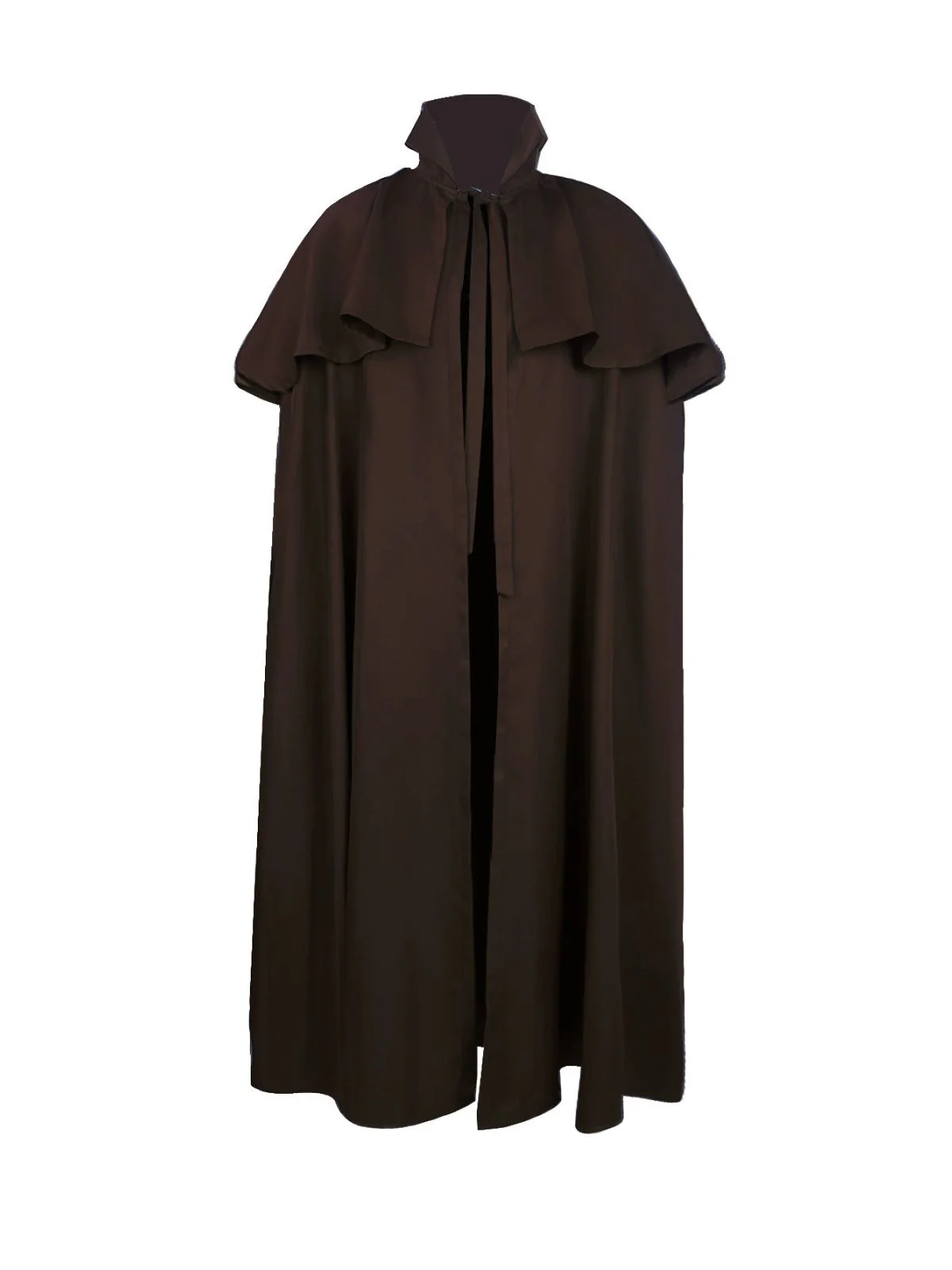 1930s Solid Halloween Gothic Medieval Death Cloak - Image 6