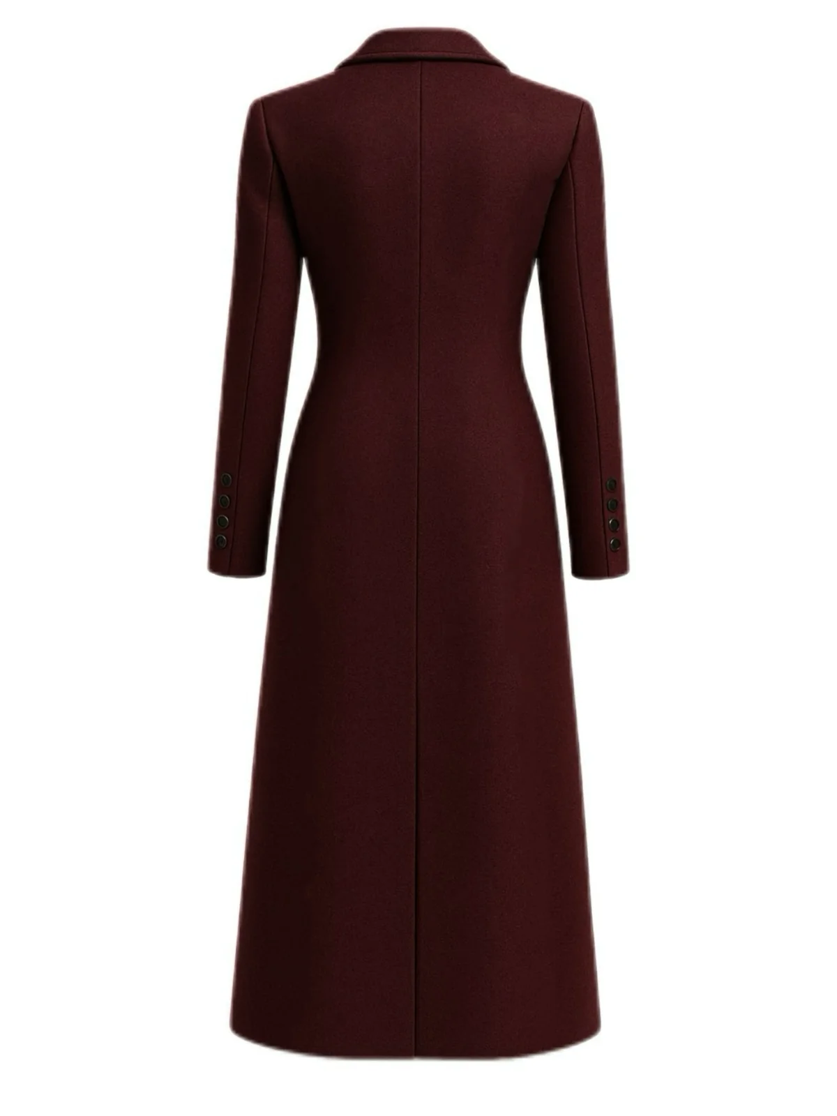 1930s Solid Lapel Button Wool Coat - Image 12