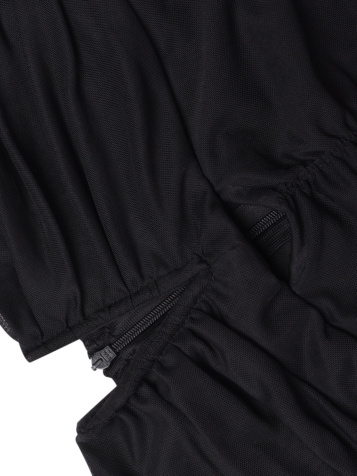 1930s Solid Pleated Wide Strap Fishtail Dress - Image 8
