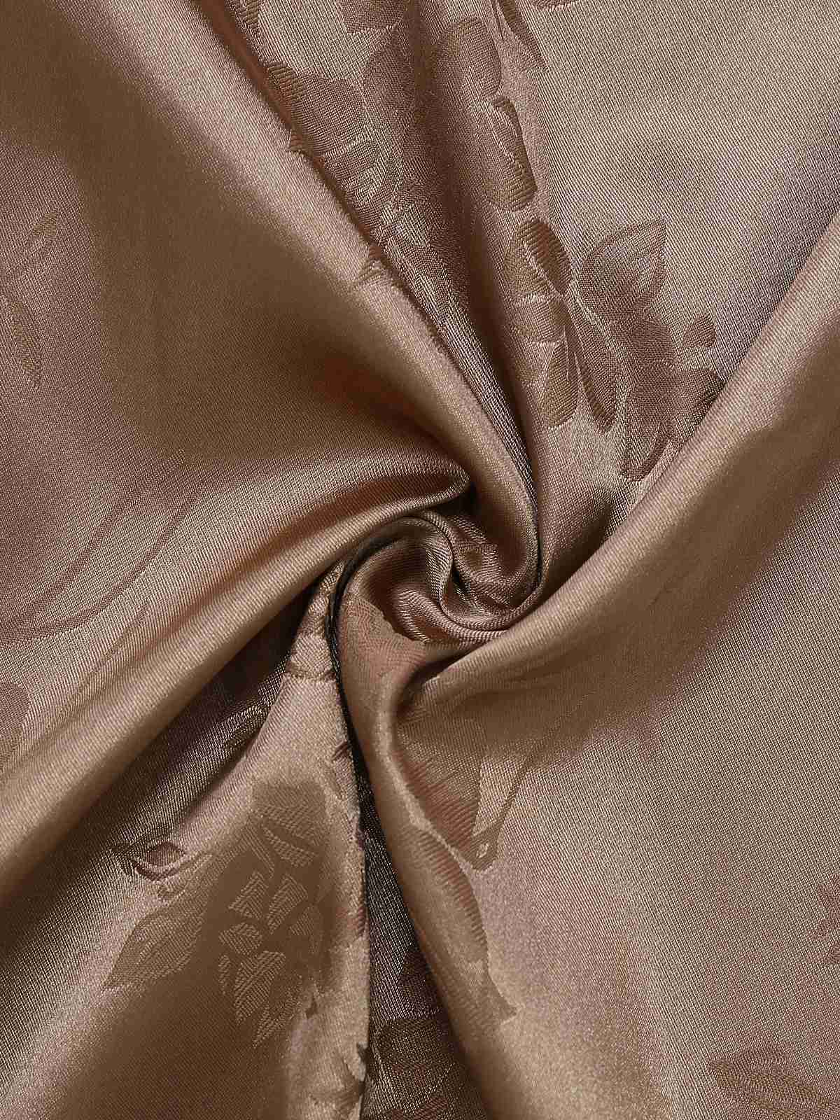 1930s Solid Satin Floral Jacquard Slip Mermaid Dress - Image 5
