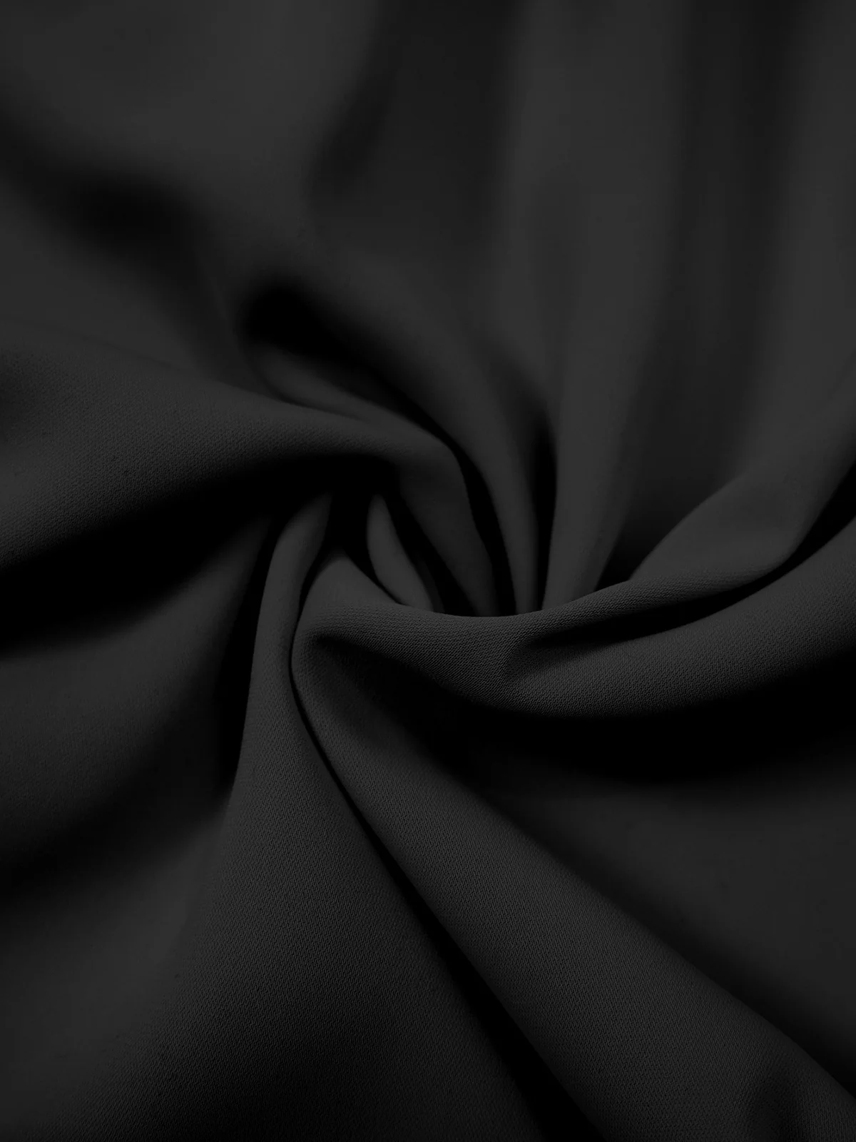 1930s Solid V-Neck Waist Ruffle Dress - Image 9
