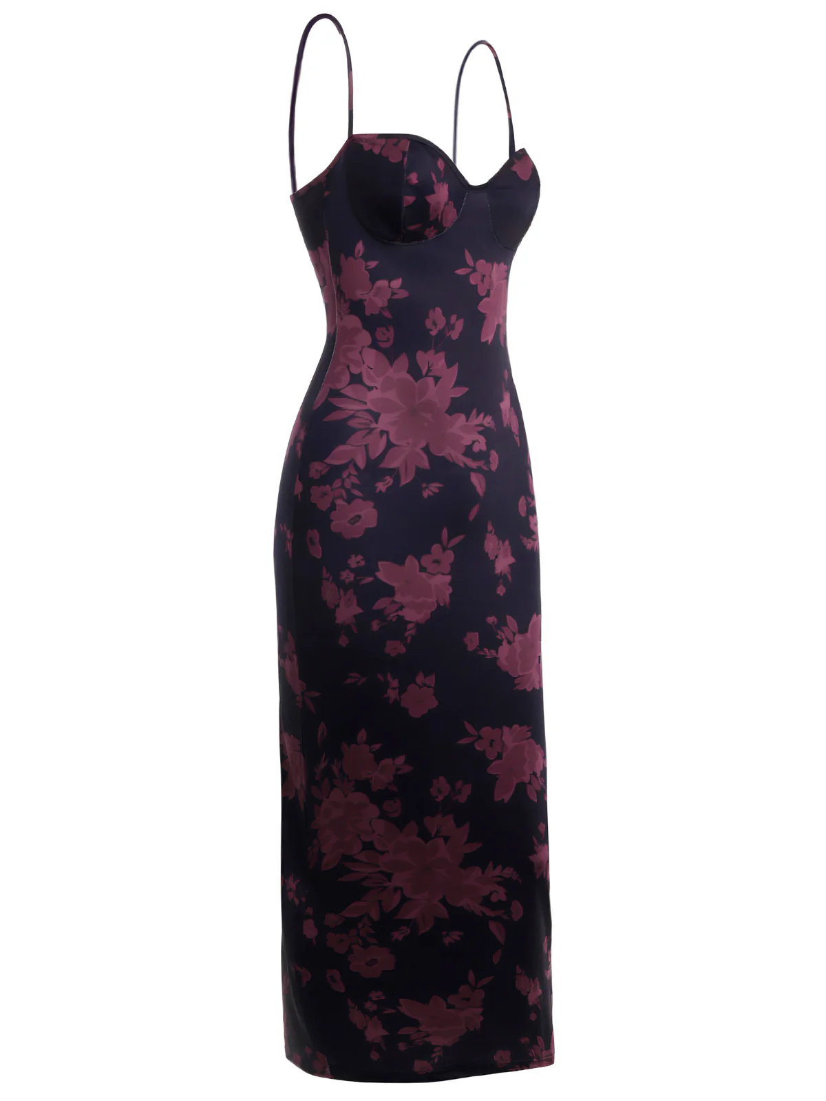 1930s Spaghetti Strap Leopard Floral Dress - Image 2