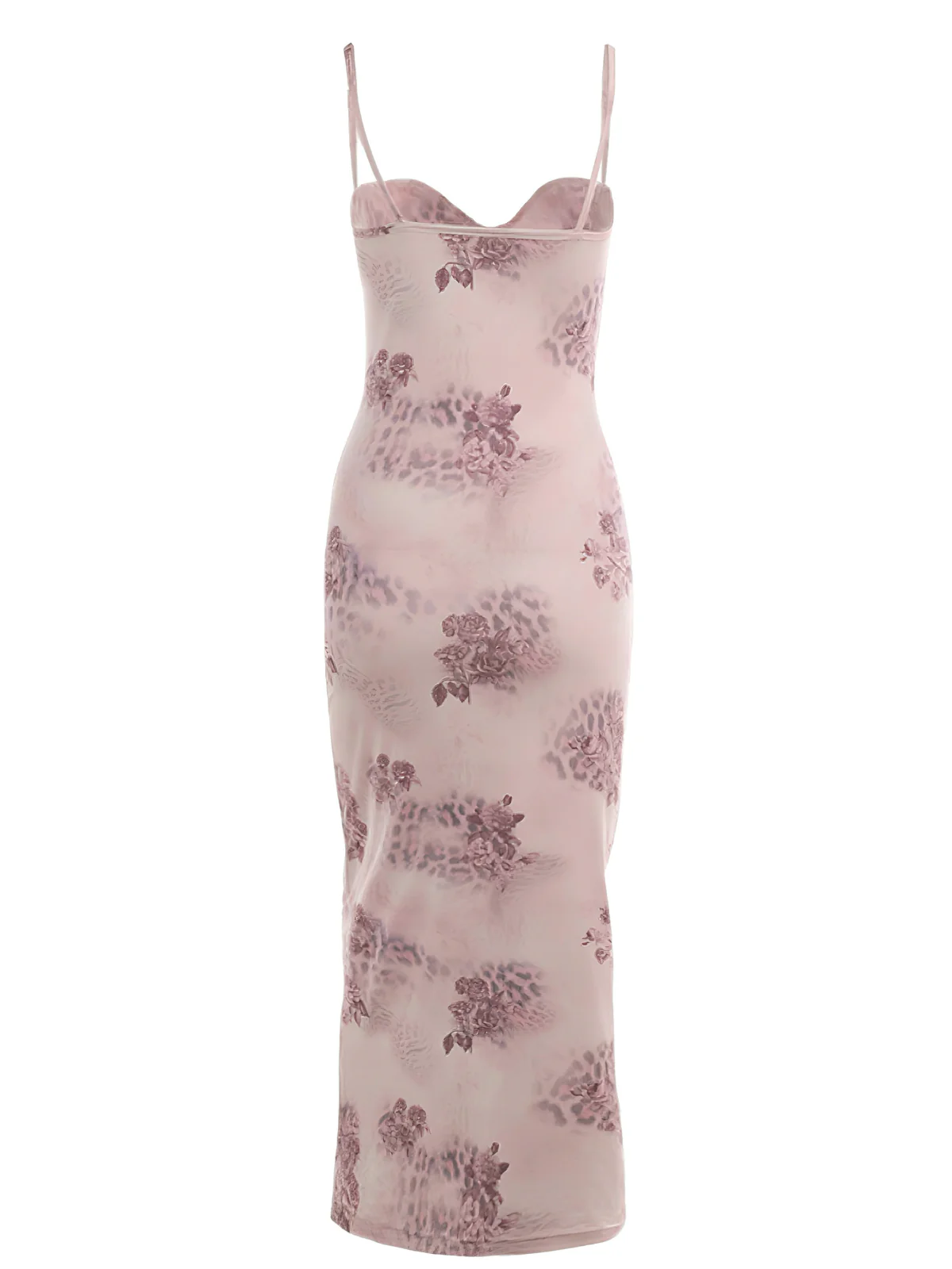 1930s Spaghetti Strap Leopard Floral Dress - Image 6