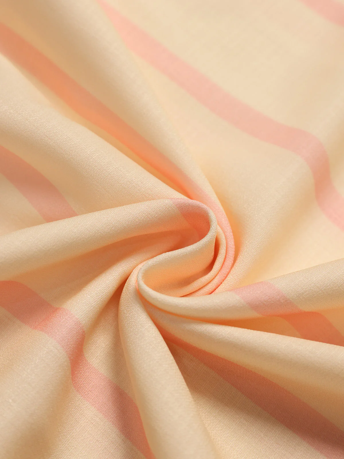 1930s Striped Spaghetti Strap Hollow Smocked Dress - Image 9