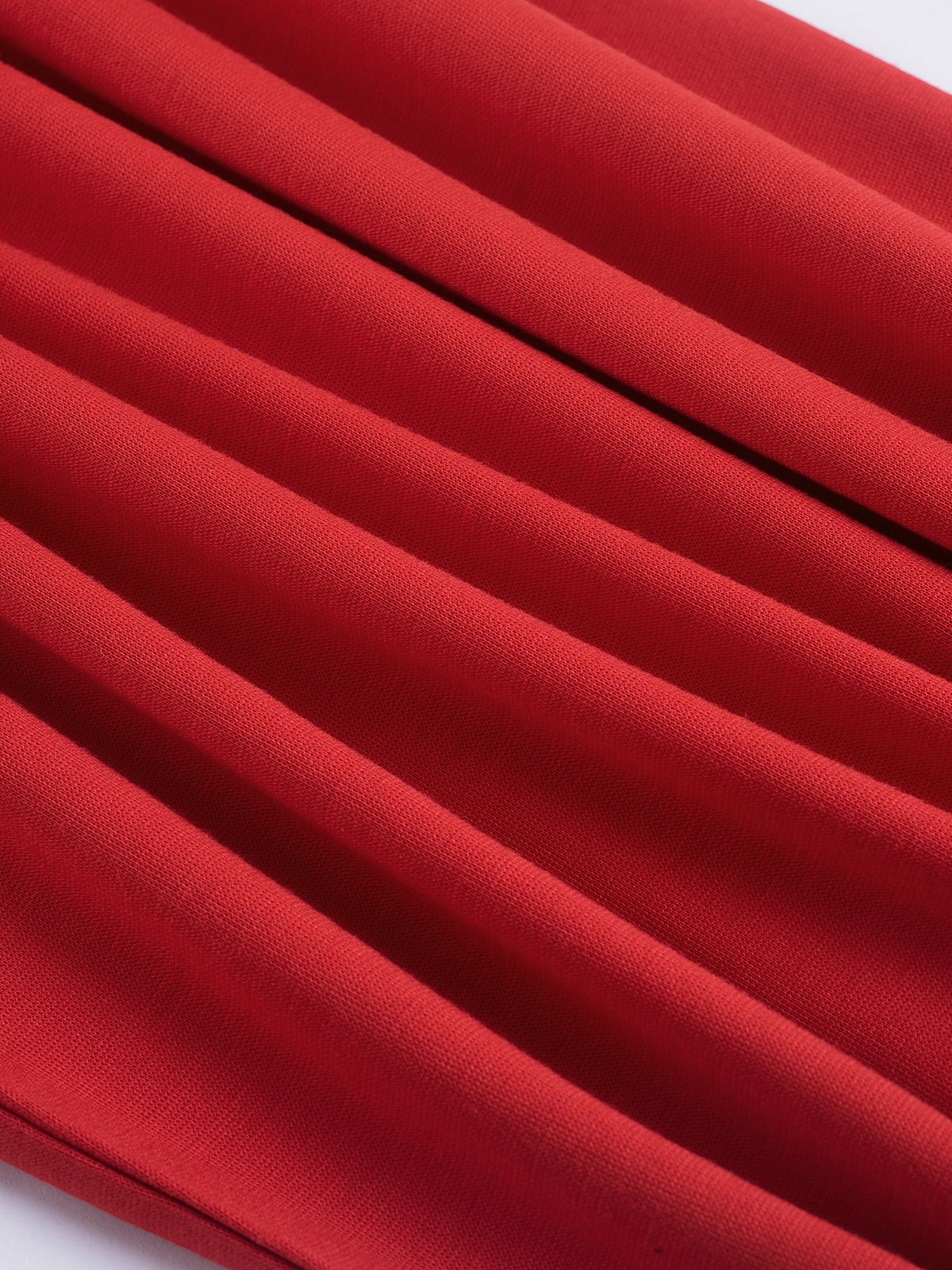 1930s V-Neck Sleeveless Ruffled Fishtail Dress - Image 4