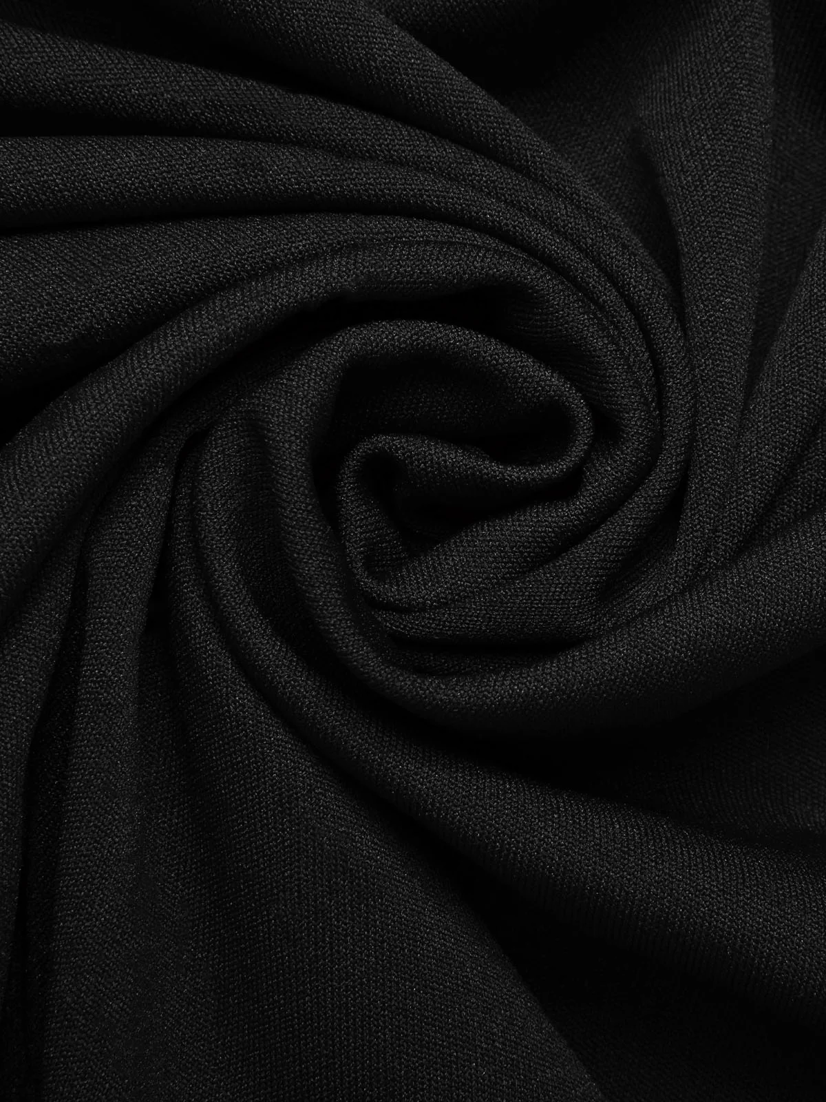 1930s V-Neck Solid Fishtail Bodycon Dress - Image 4