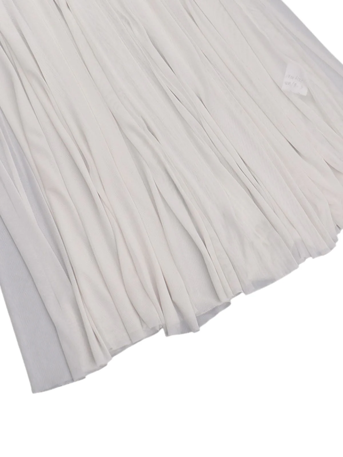 1930s V-Neck Strappy Mesh Flowing Maxi Dress - Image 7