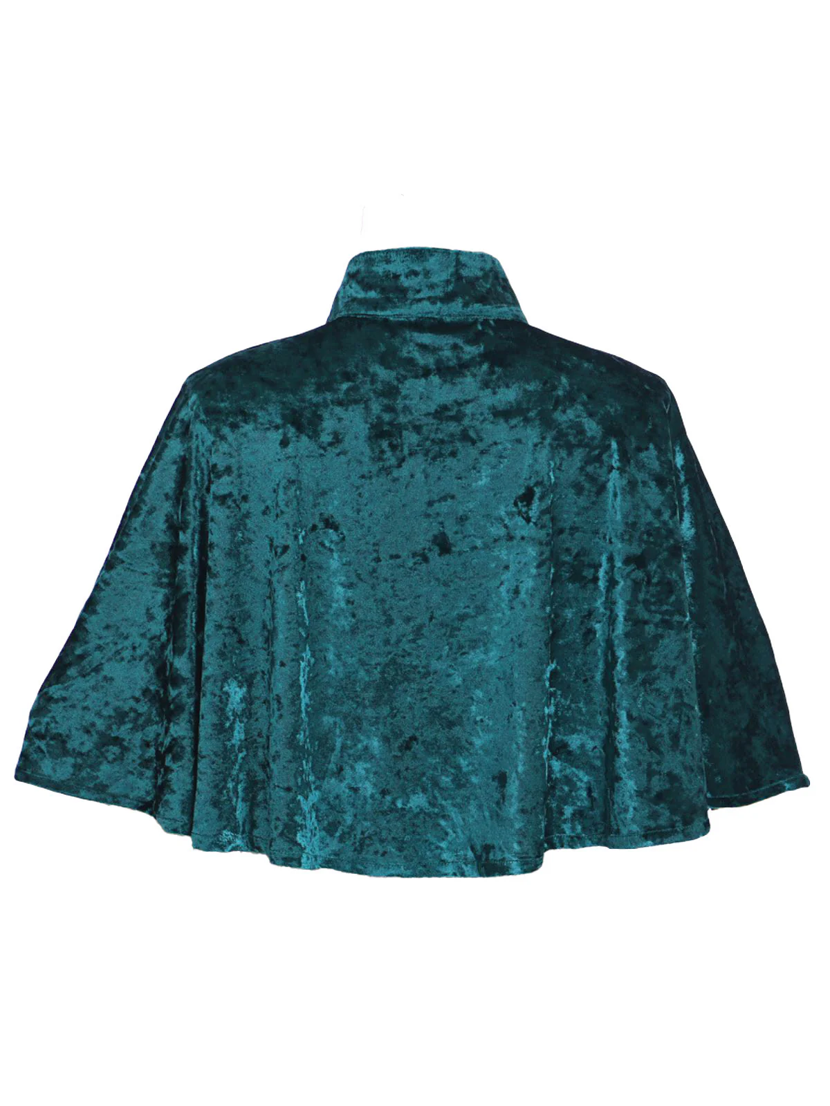 1930s Velvet Medieval Lace-Up Halloween Cape - Image 2