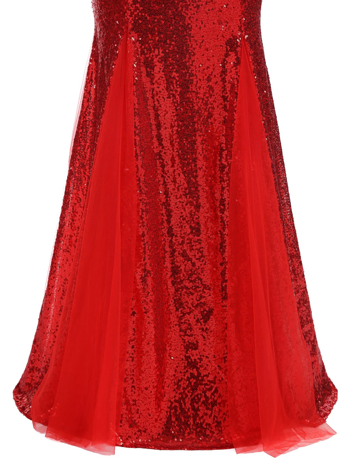 1930s Vintage Sequin Strapless Dress - Image 6