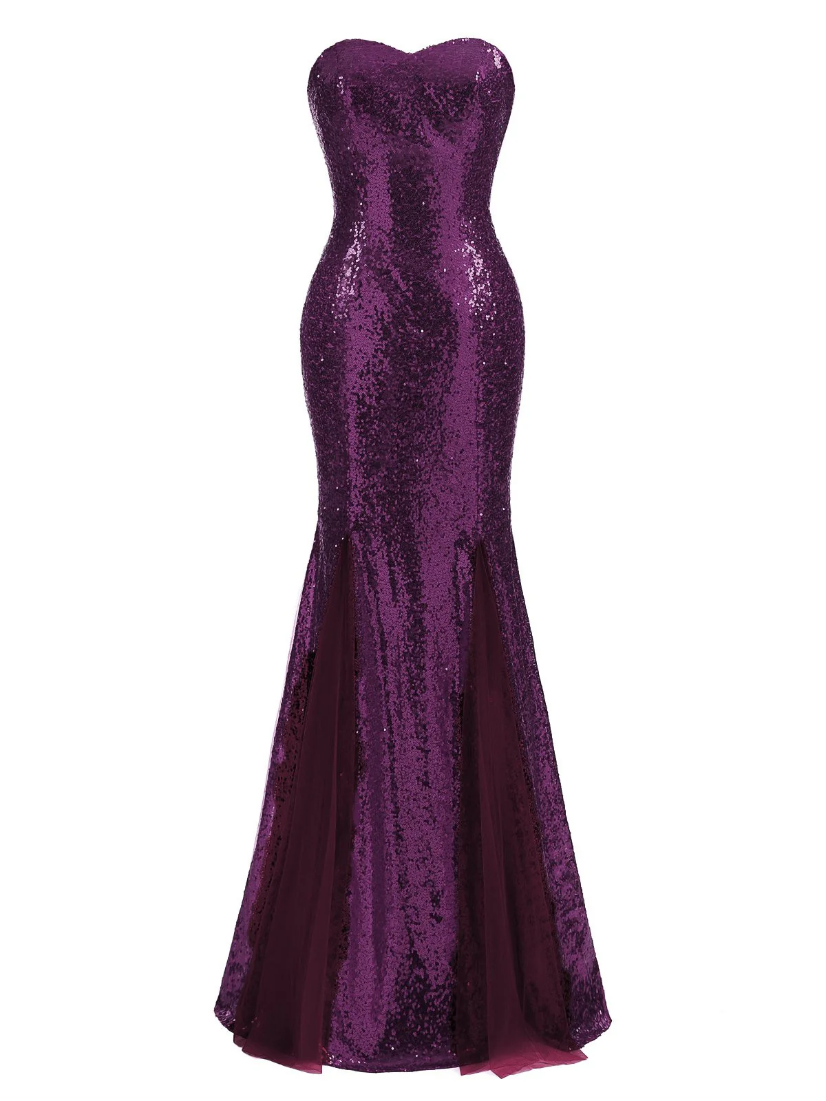1930s Vintage Sequin Strapless Dress - Image 12