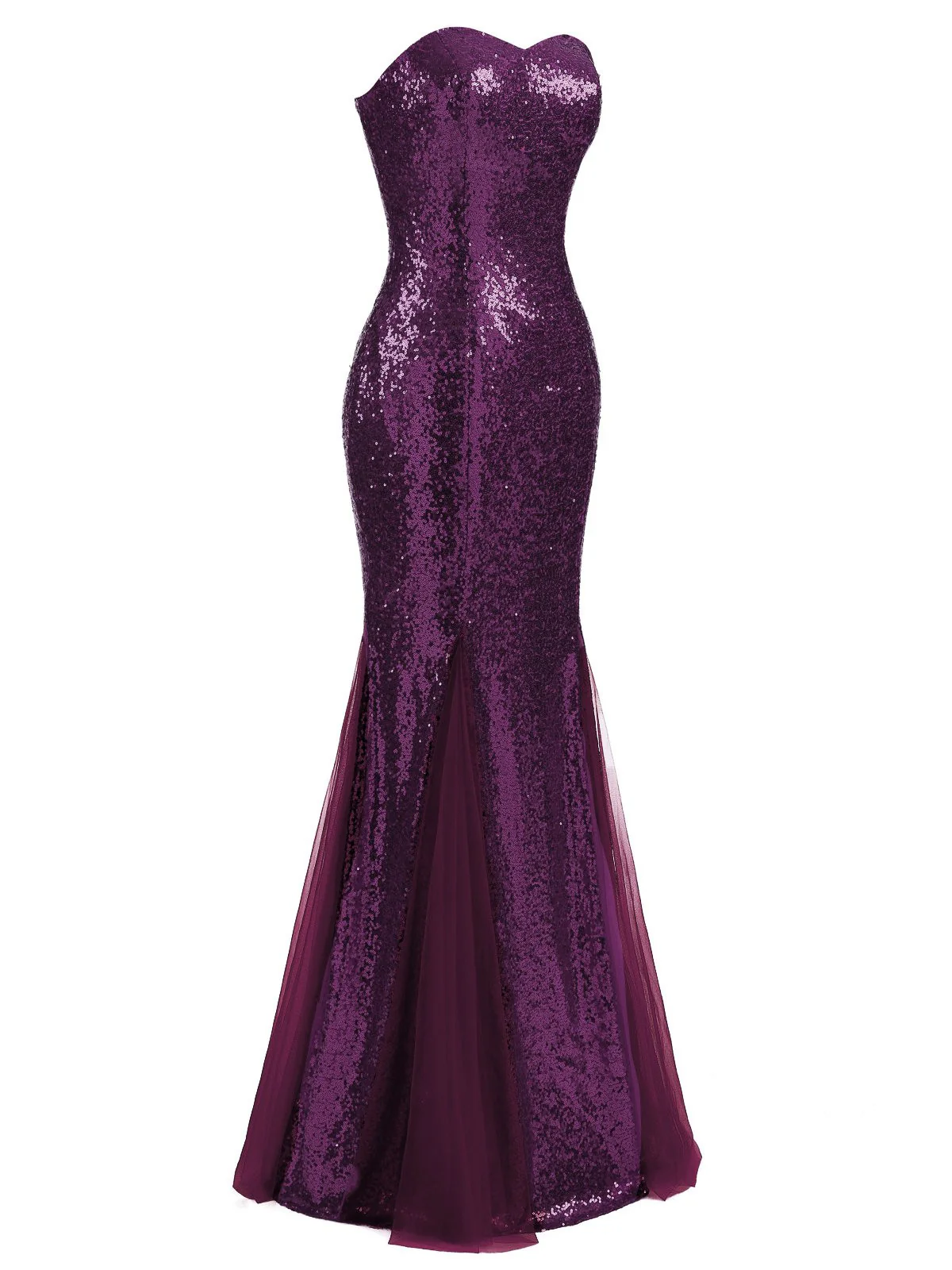 1930s Vintage Sequin Strapless Dress - Image 13