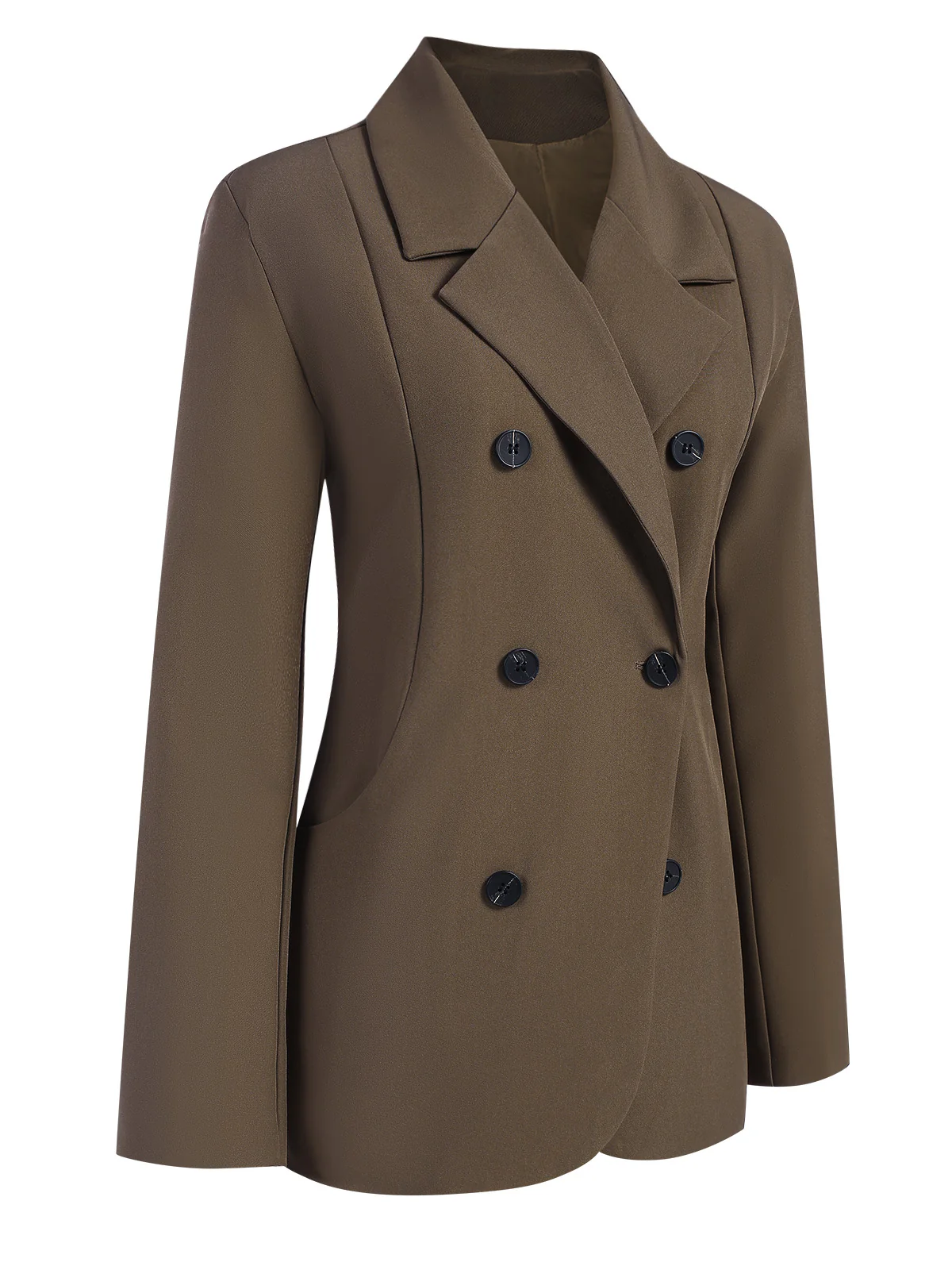 1940s Button Solid Vintage Blazer - Image 10