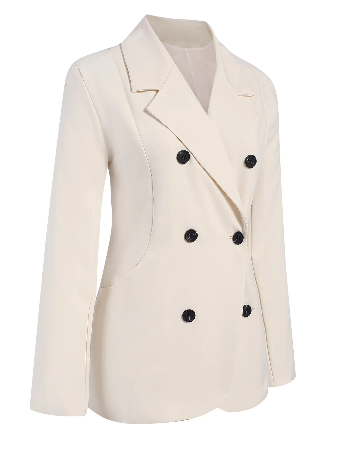 1940s Button Solid Vintage Blazer - Image 2