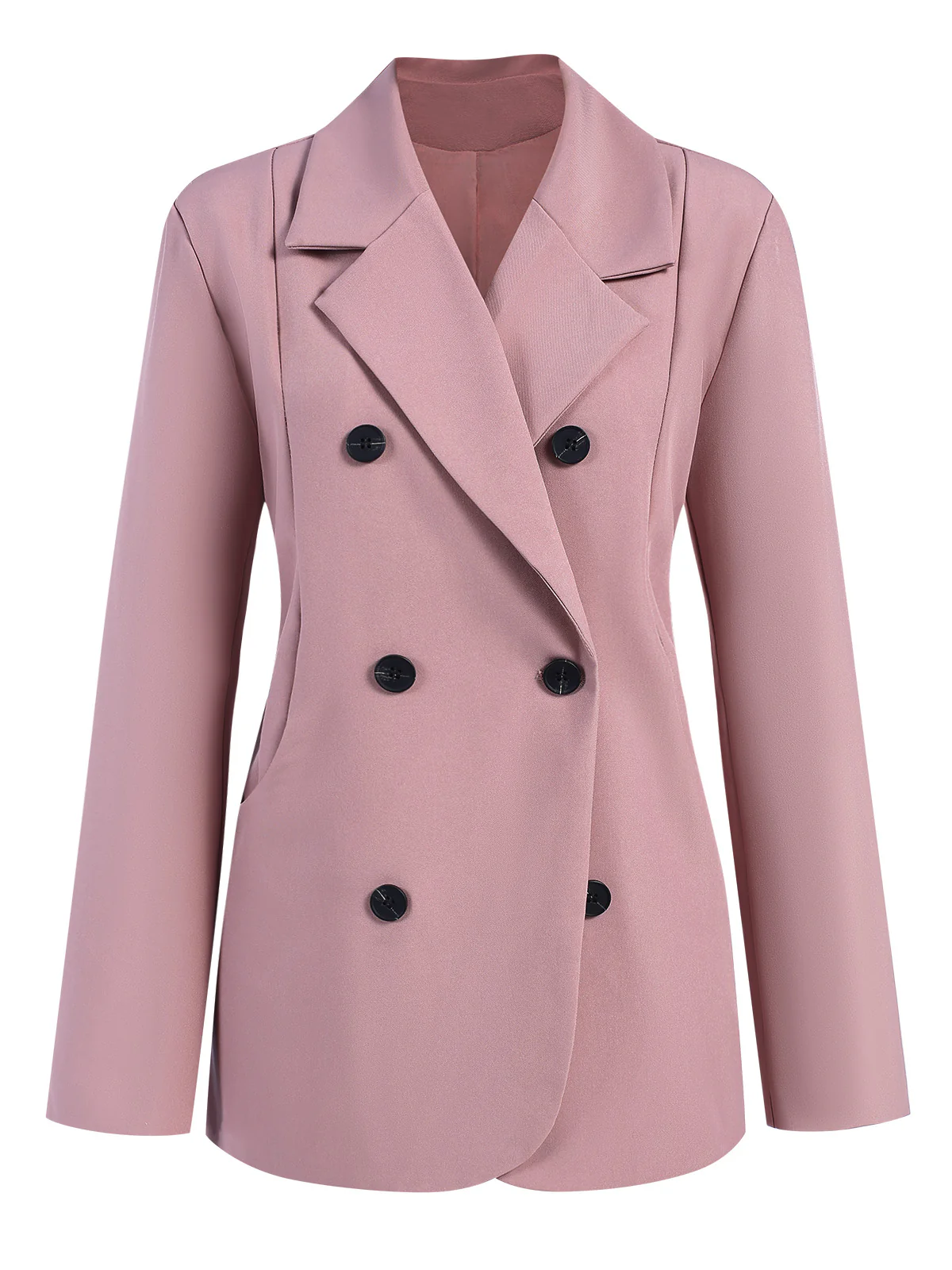 1940s Button Solid Vintage Blazer - Image 5