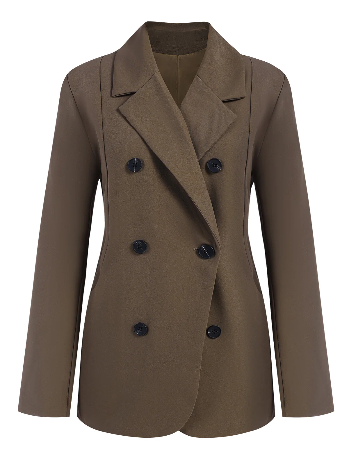 1940s Button Solid Vintage Blazer - Image 9