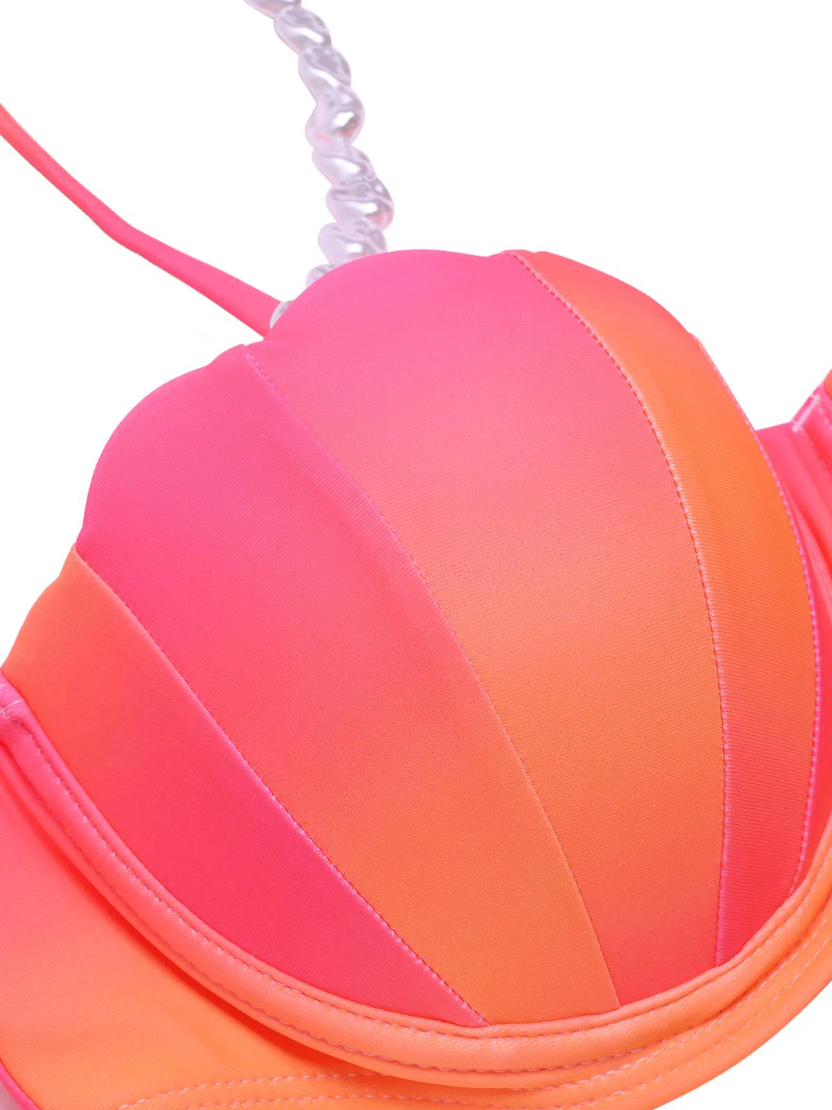 1940s Color Gradient Shell Bikini Set & Cover-Up - Image 6