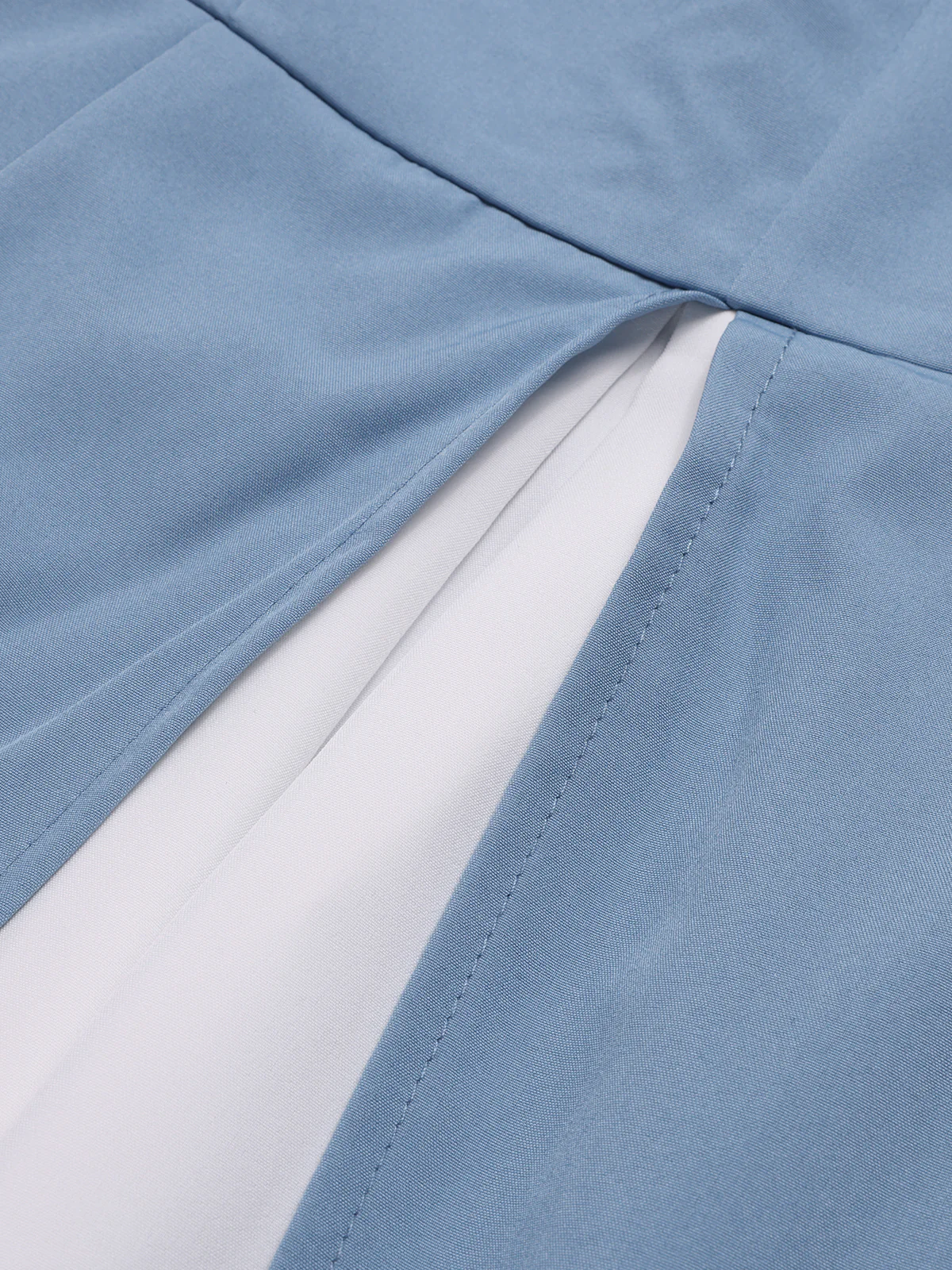 1940s Colorblock Spaghetti Strap Dress - Image 5