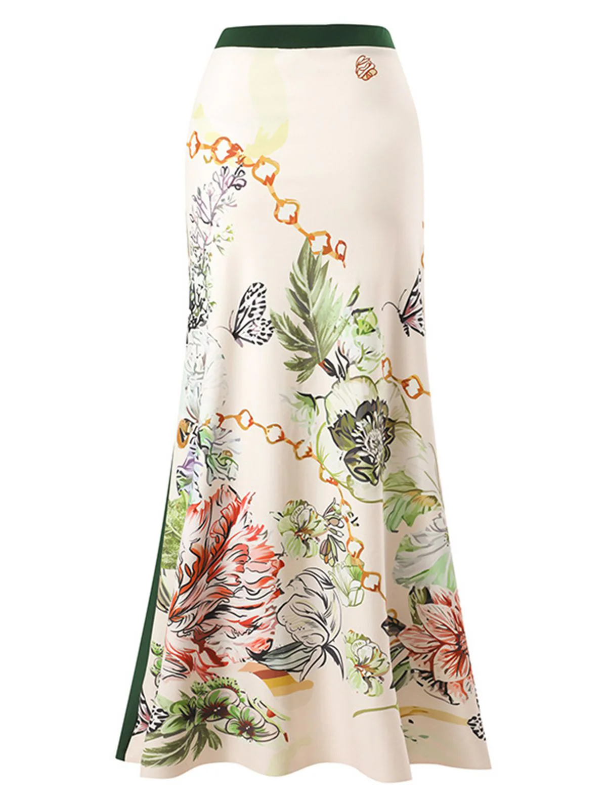 1940s Floral One Shoulder Swimsuit & Cover Up - Image 2