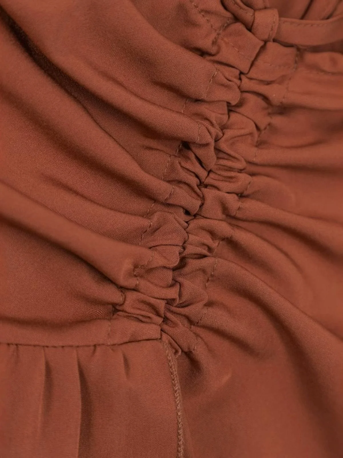 1940s High-Waist Paneled Ruffle Hem Skirt - Image 4