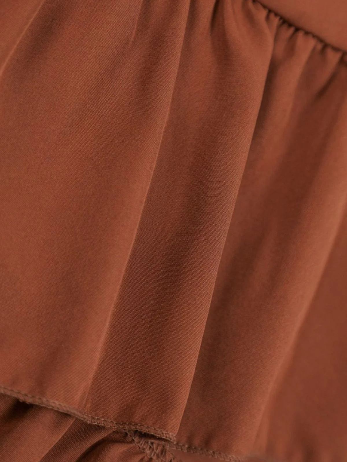 1940s High-Waist Paneled Ruffle Hem Skirt - Image 6