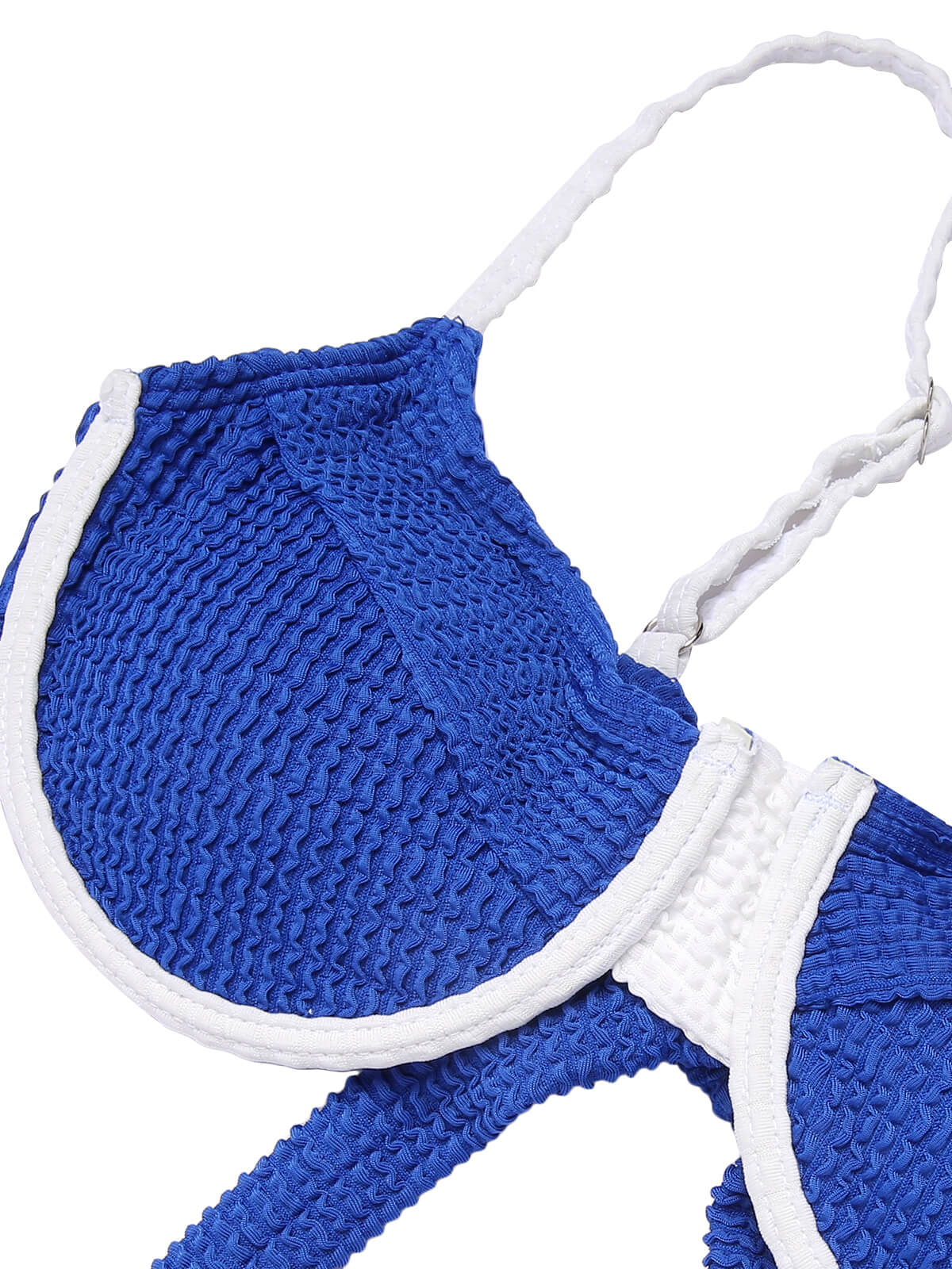 1940s Knitted Back Strap Bikini - Image 5
