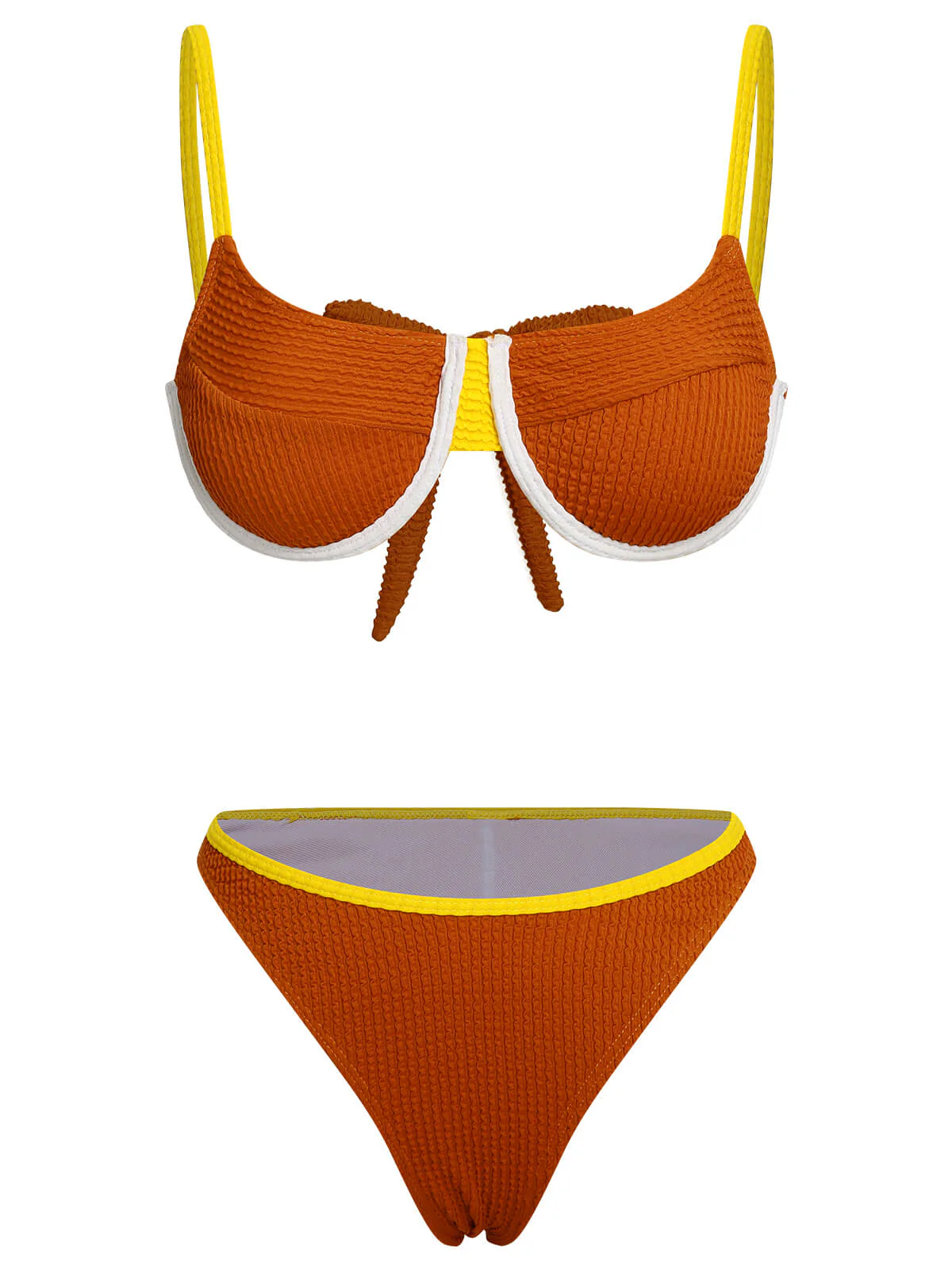 1940s Knitted Back Strap Bikini - Image 8