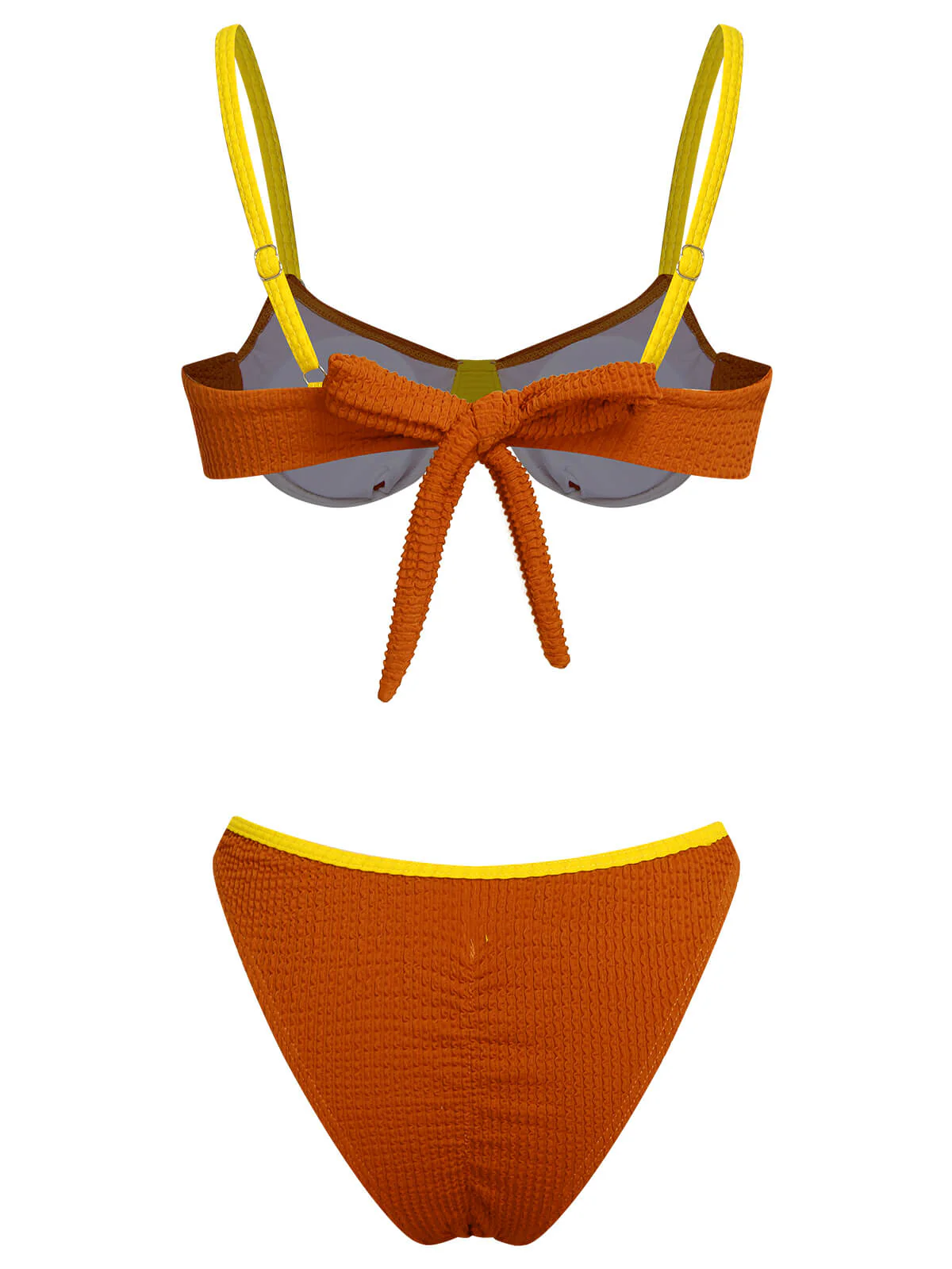 1940s Knitted Back Strap Bikini - Image 9