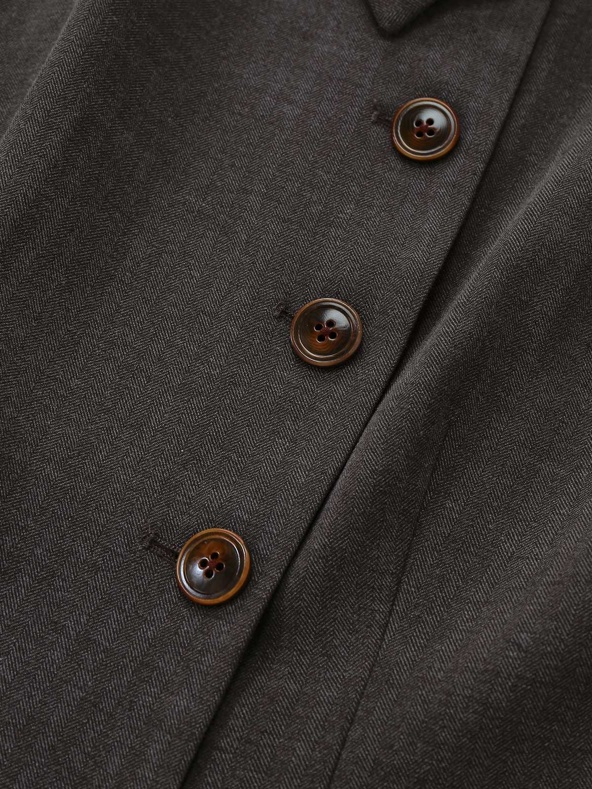 1940s Lapel Belted Jacket With Detachable Cape - Image 10